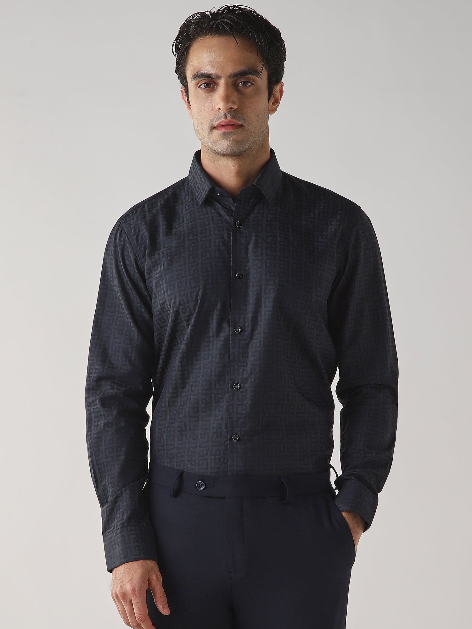 Shirts - Black/Green | Classic Formalwear