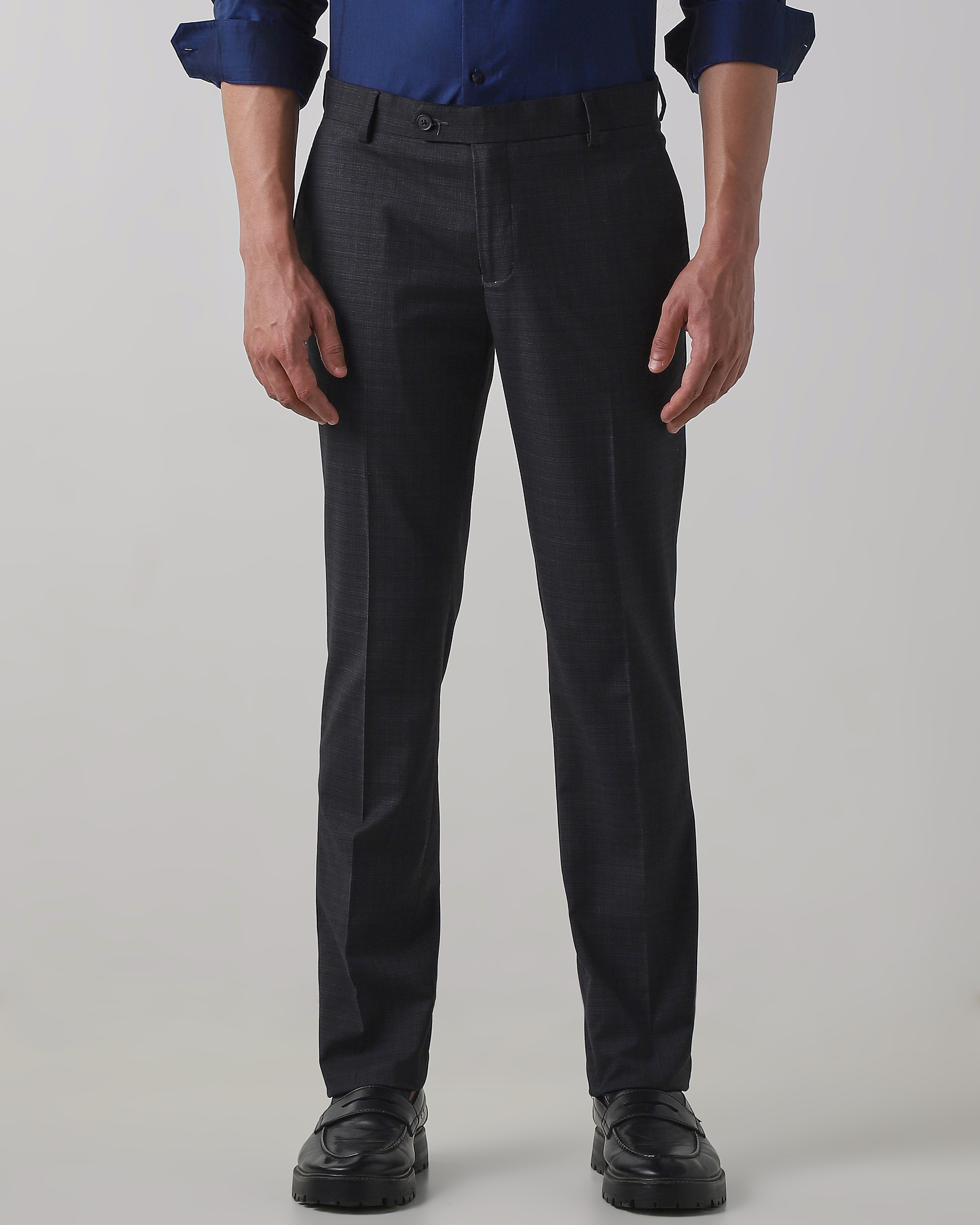 Black Regular Fit Trouser