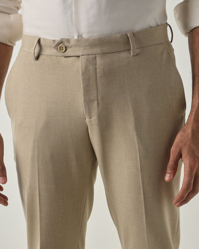 Fawn Tailor Fit Fashion Formal Trousers