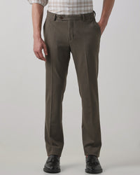 Khaki  Regular Fit Trouser