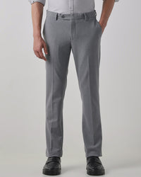 Mid Grey Regular Fit Trouser