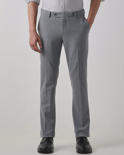 Mid Grey Regular Fit Trouser