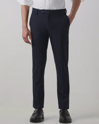 Navy  Regular Fit Trouser