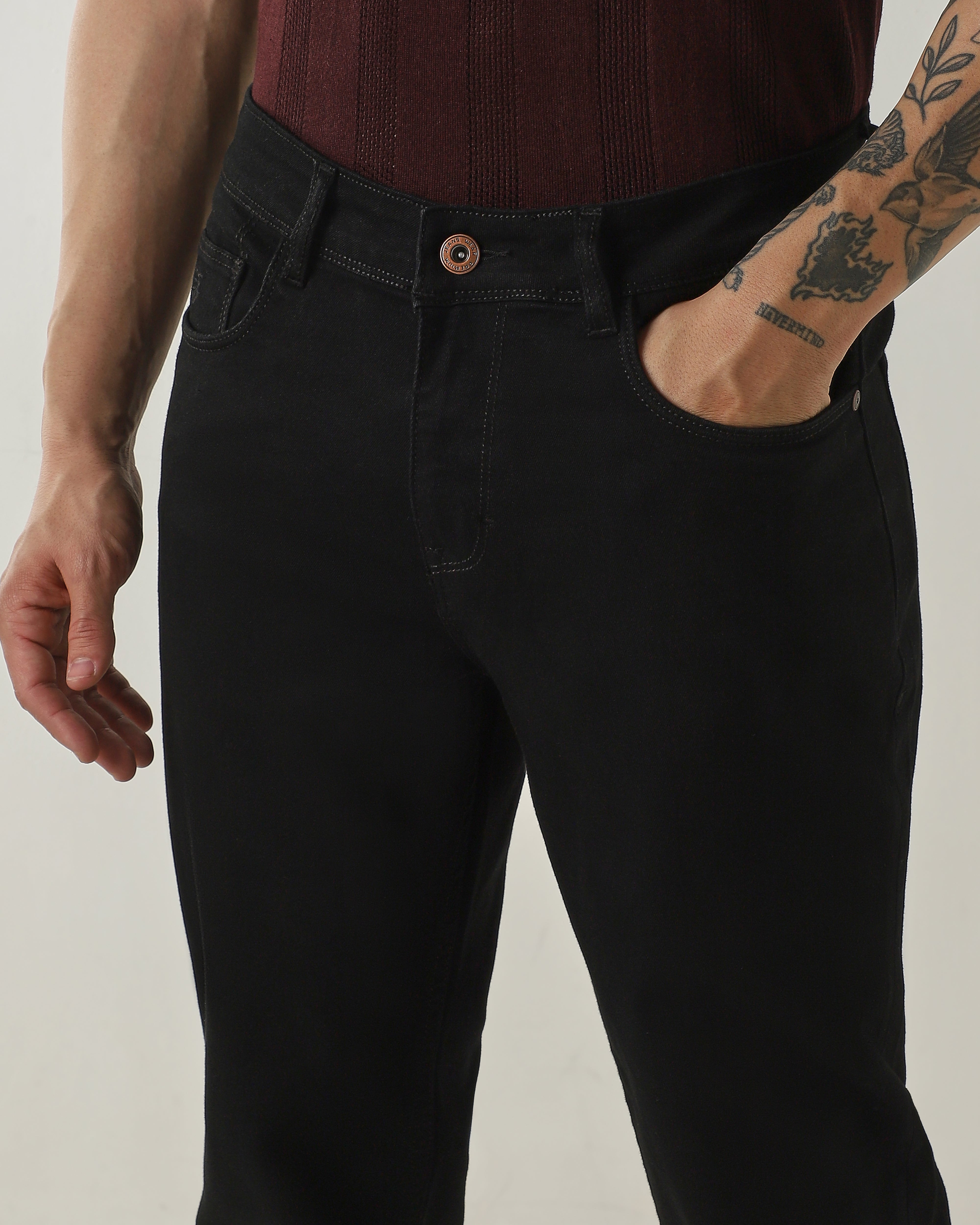 Slim Fit Jeans Black