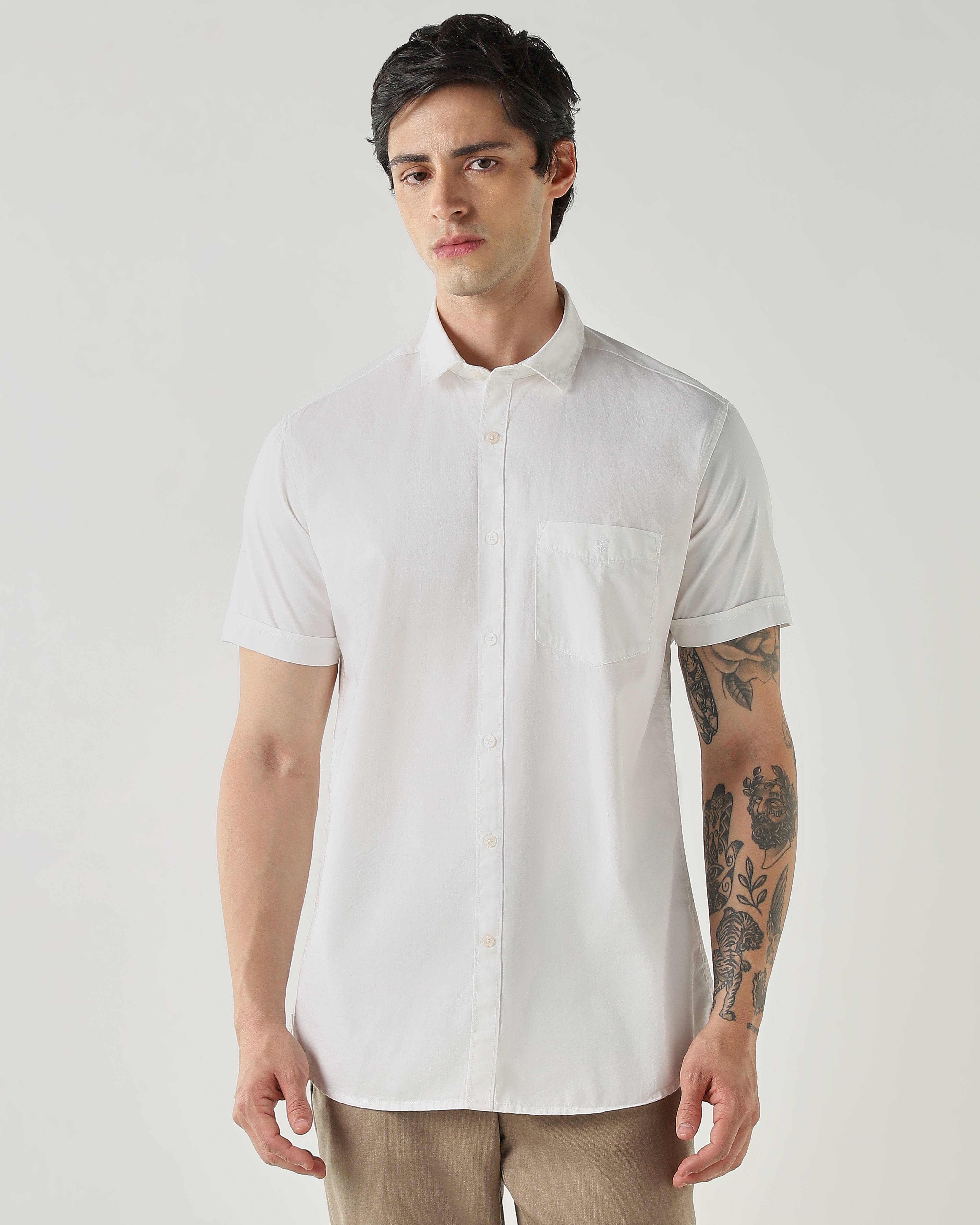 Slim Fit Shirt White