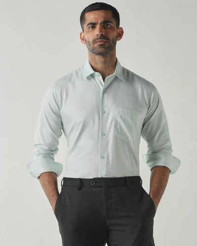Mint Slim Fit Fashion Formal Shirts
