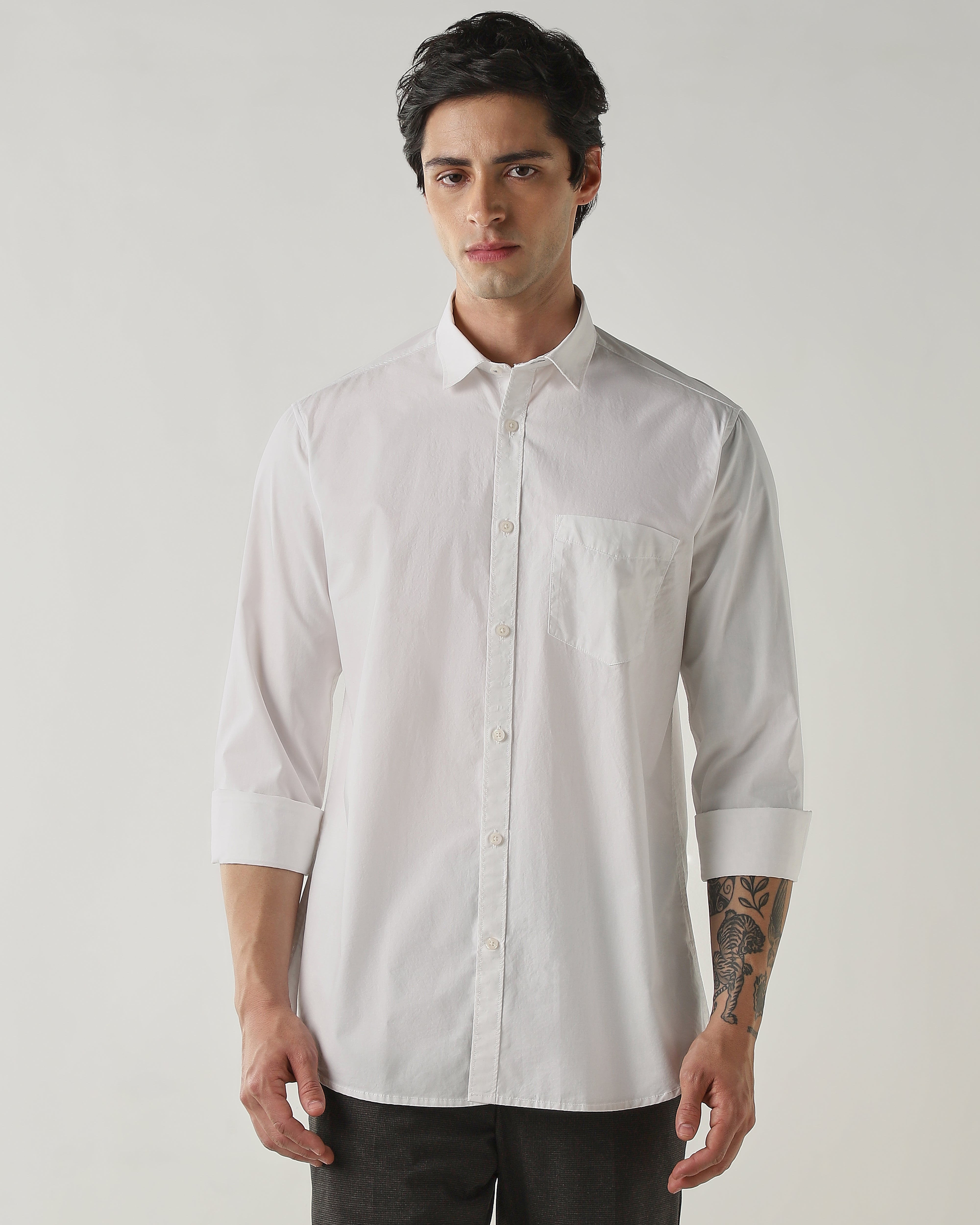 Slim Fit Shirt White
