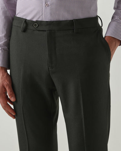 Men Tailor Fit Trousers Green