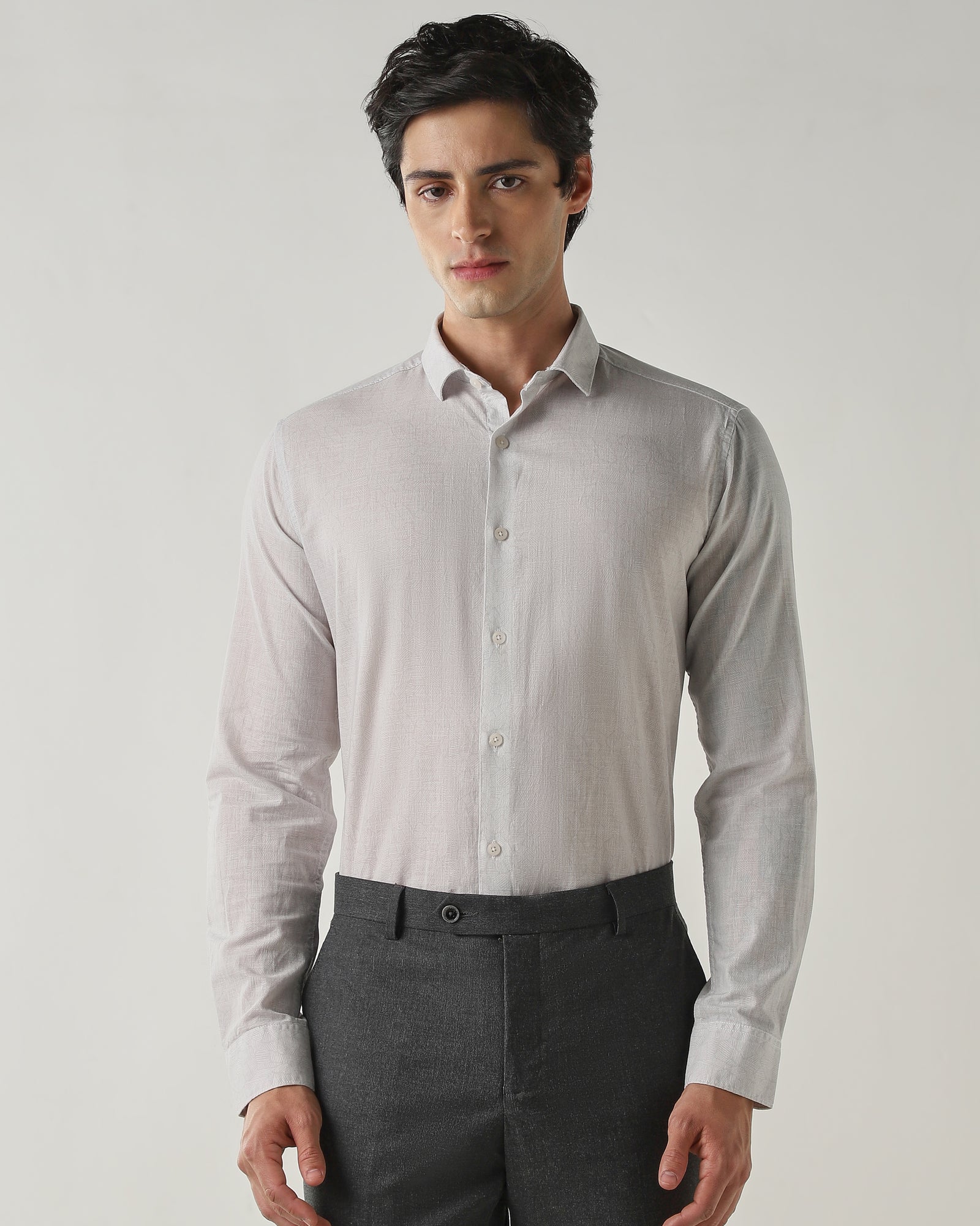 Slim Fit Shirt Grey