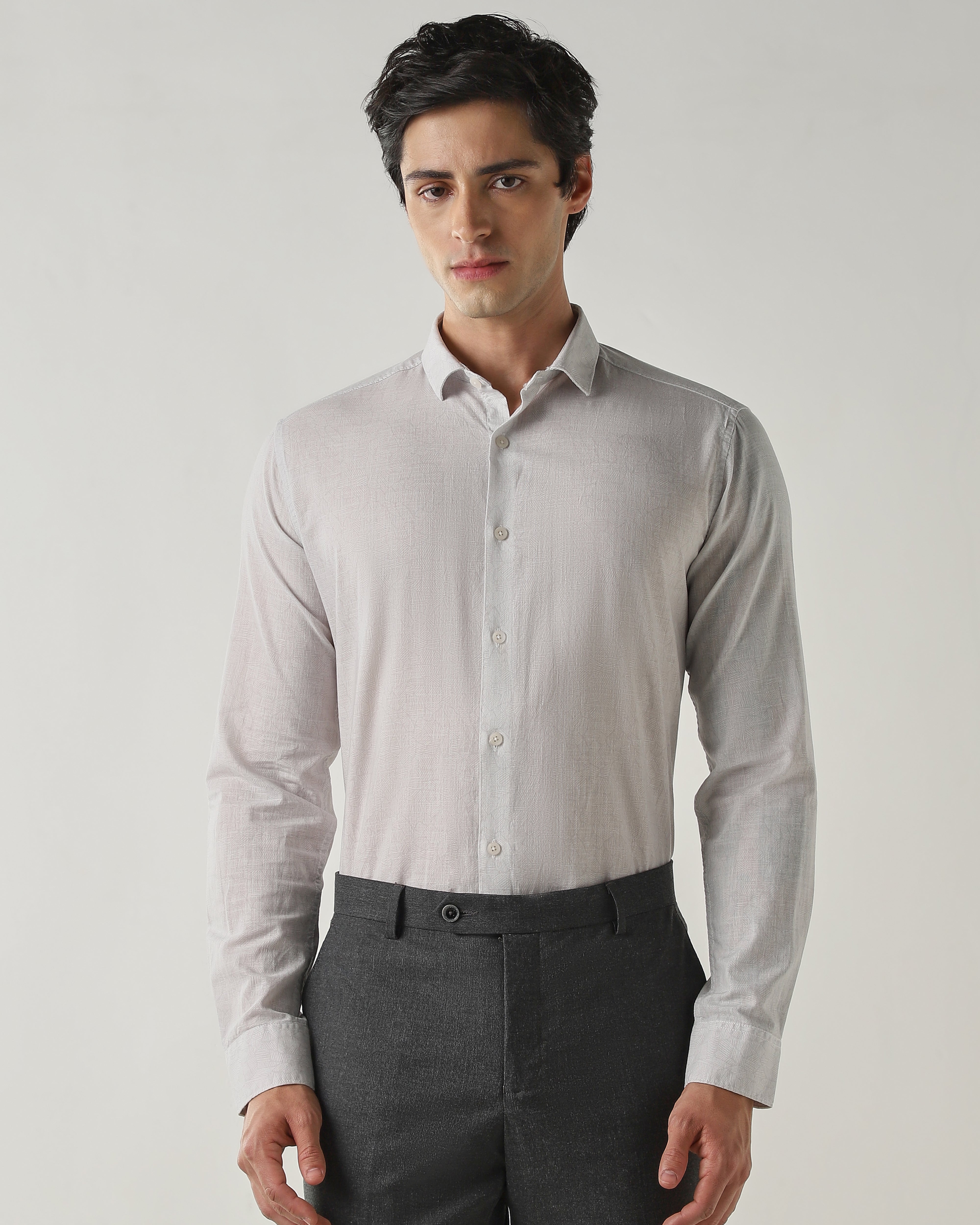 Slim Fit Shirt Grey
