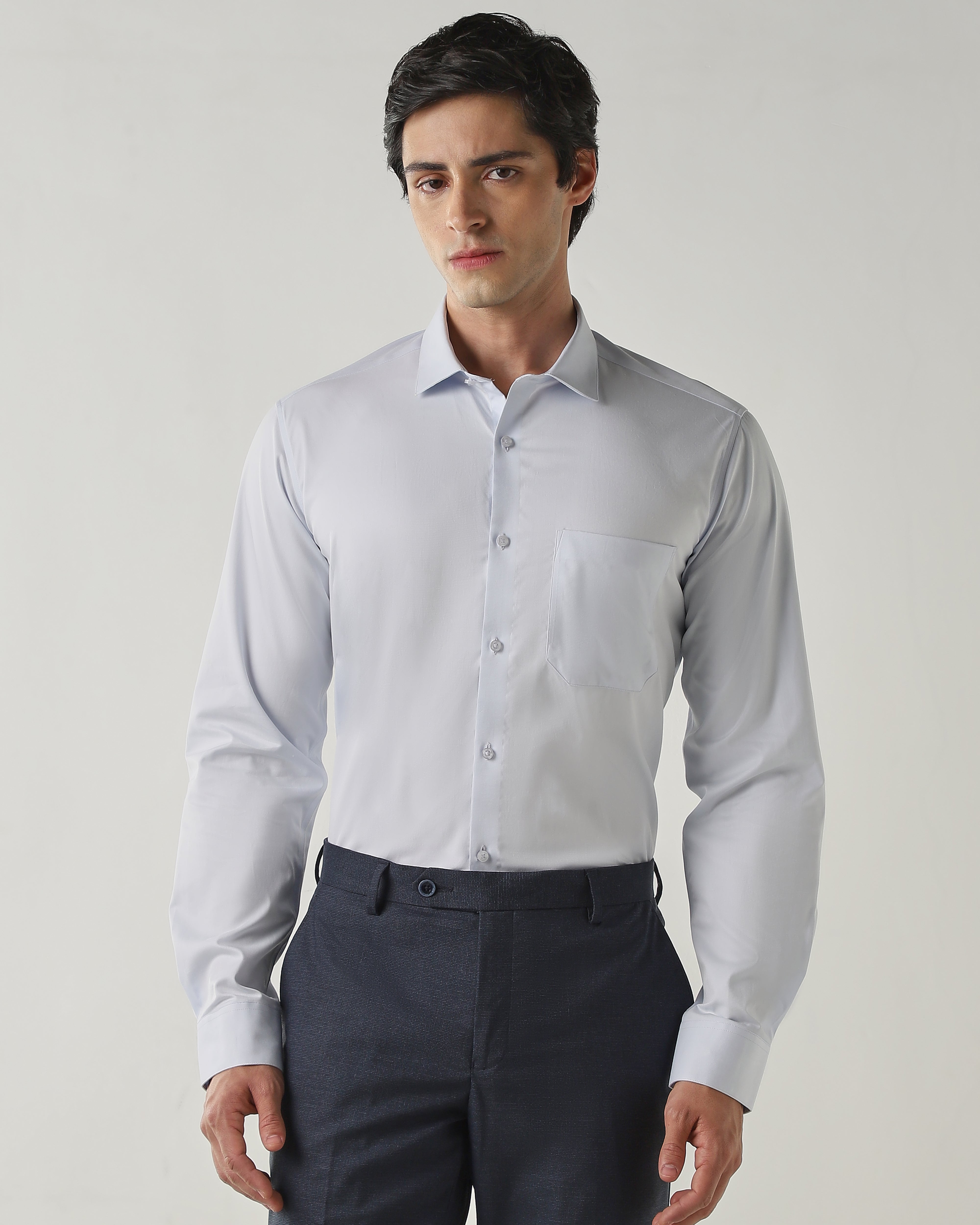 Slim Fit Shirt Sky Blue