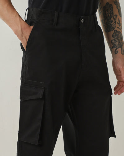 Regular Fit Cargo Black