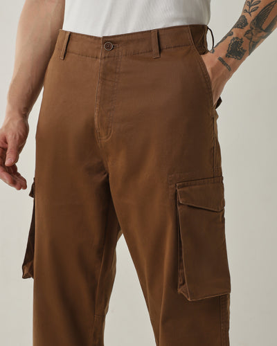 Regular Fit Cargo Brown