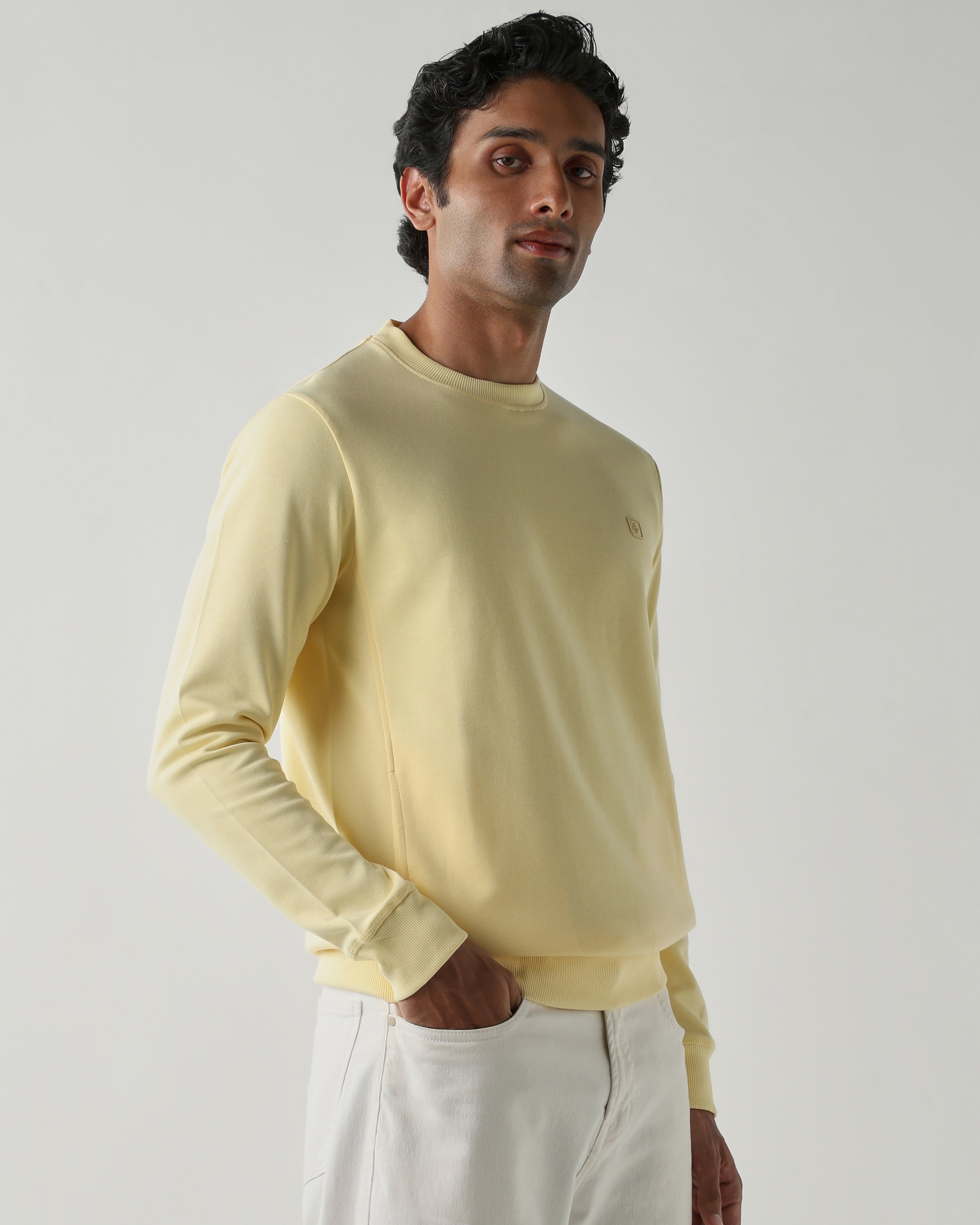 Round Neck Full sleeve  Sweatshirts – French Vanilla