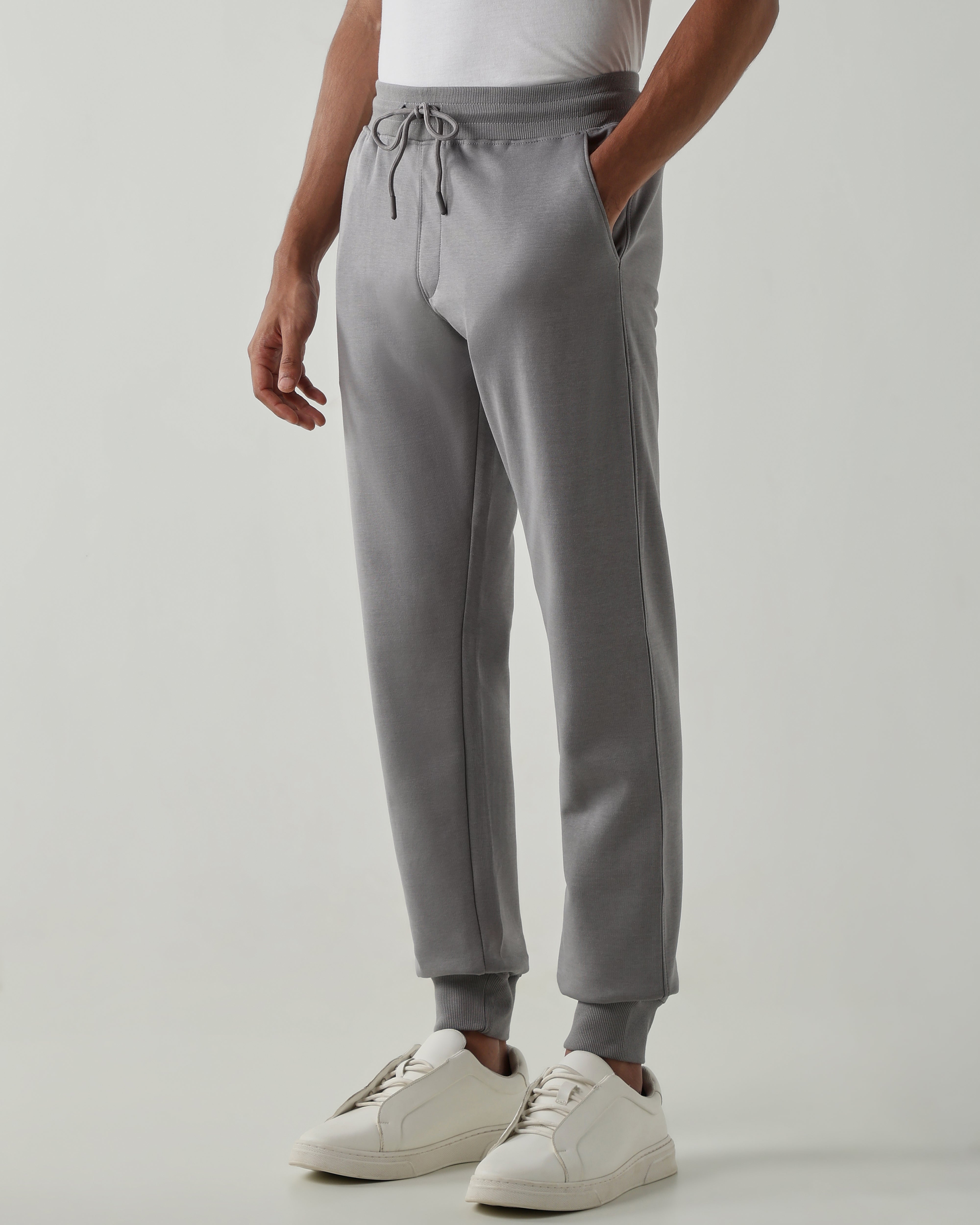 Rib at Waist and bottom Flat Front  Joggers – Night Owl