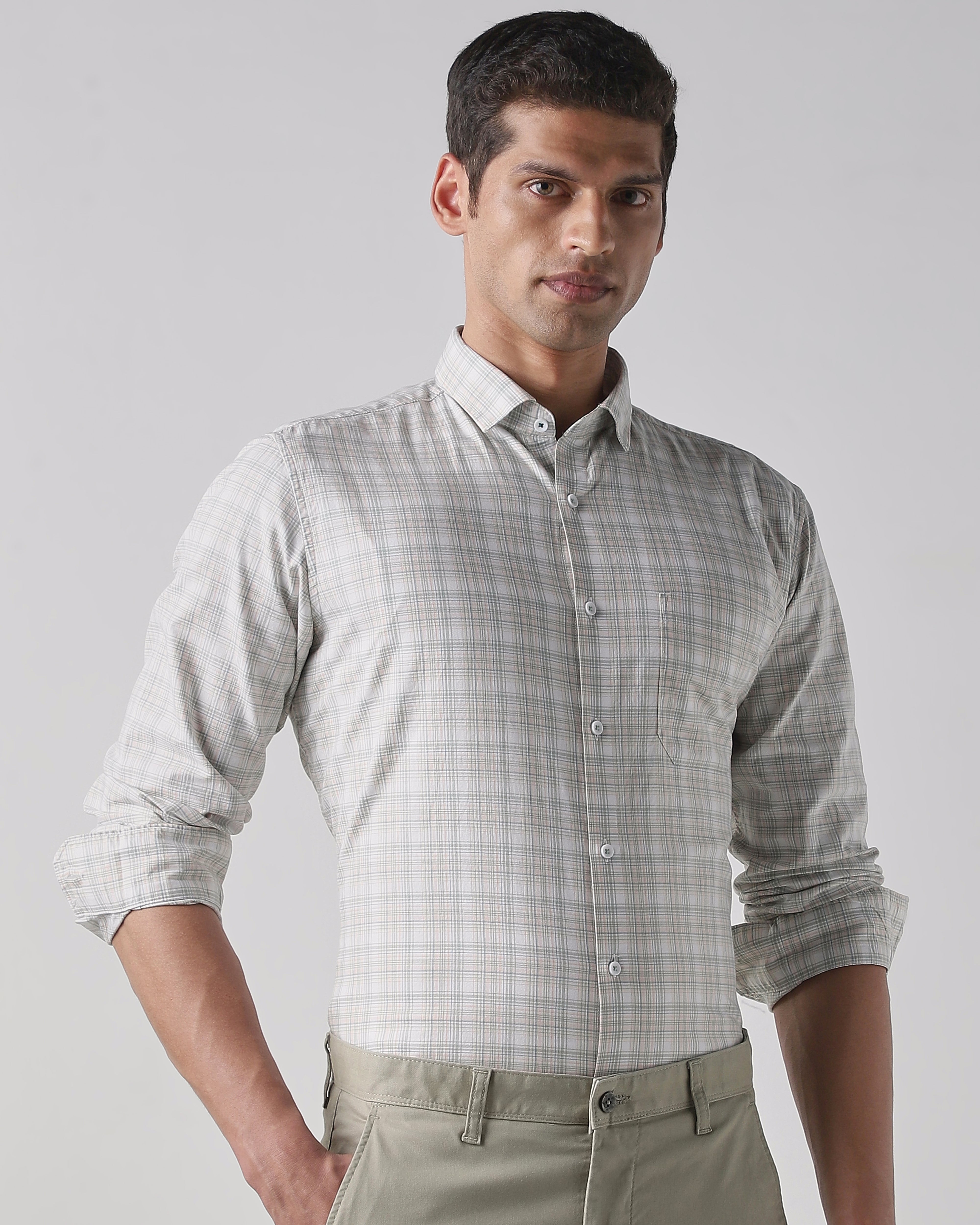 Pista 100% Cotton Slim Fit Shirt