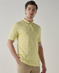 Men Regular Fit T-Shirt Chardonnay