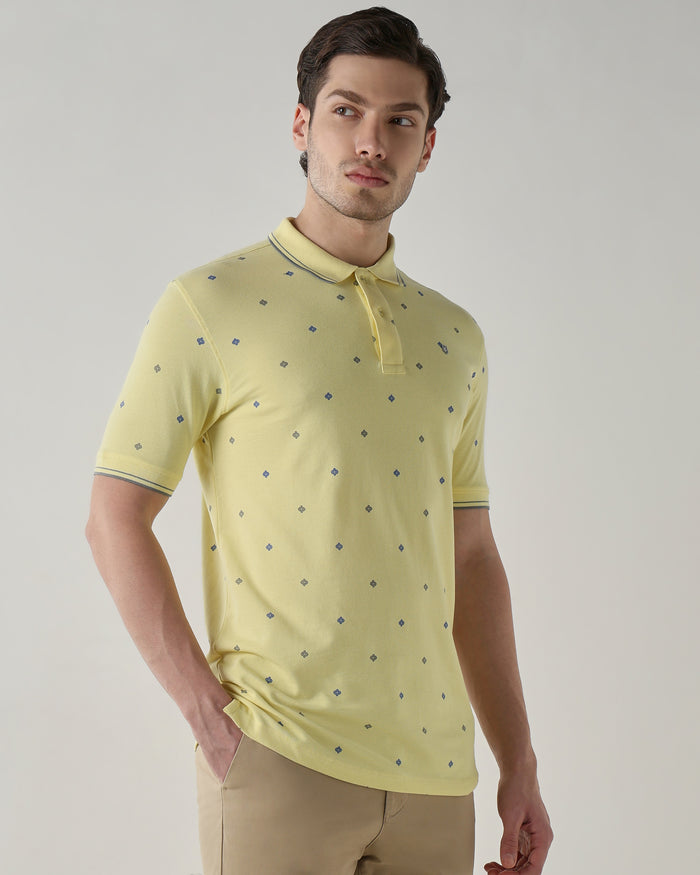 Men Regular Fit T-Shirt Chardonnay
