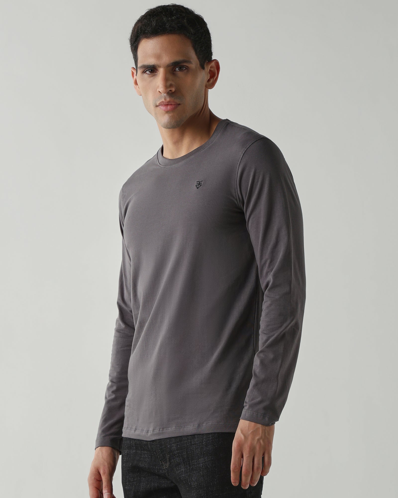 Topwear Jersey Knit Fabric T-Shirts – Dk Grey