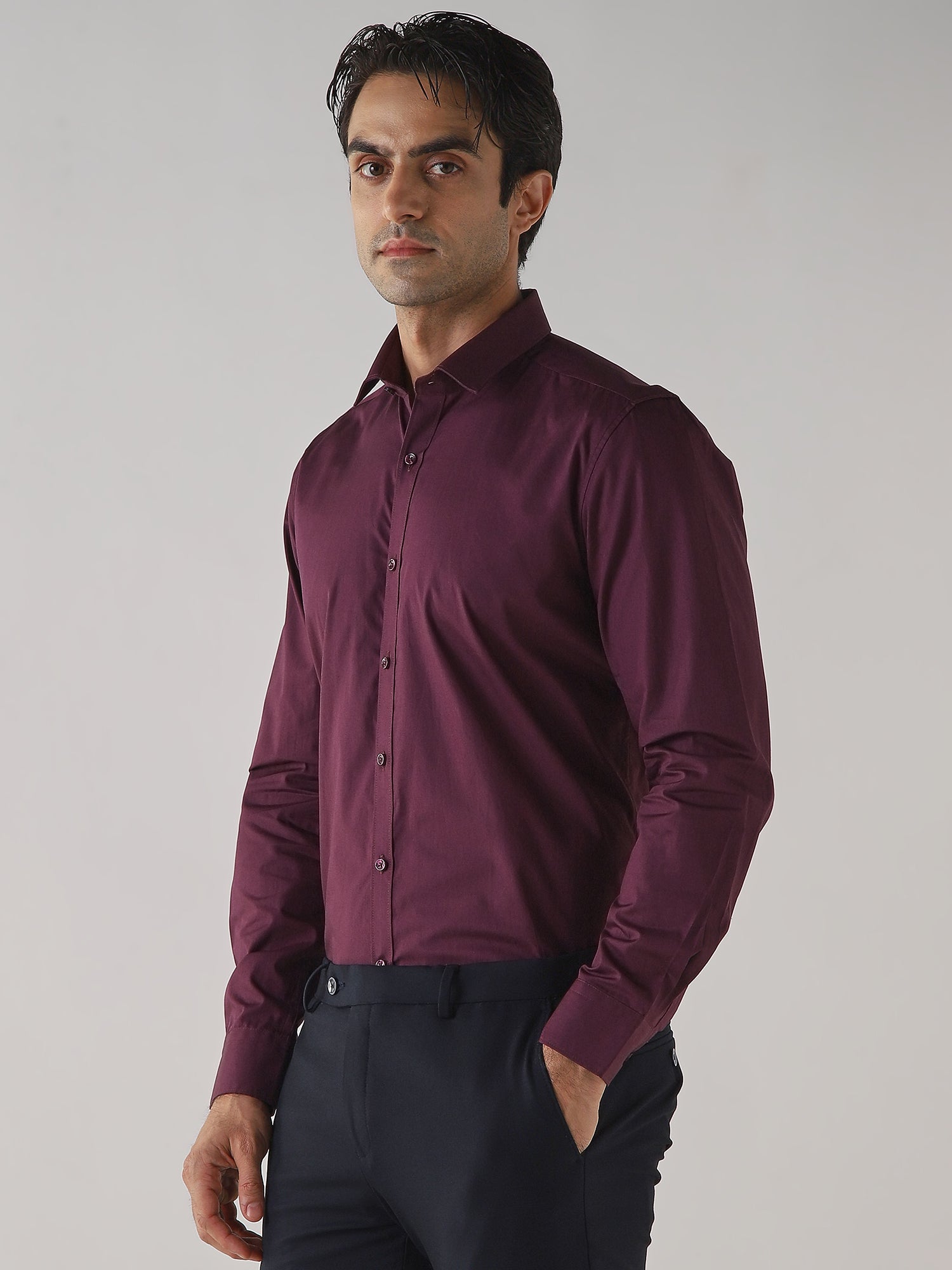 Shirts - Plum | Classic Formalwear