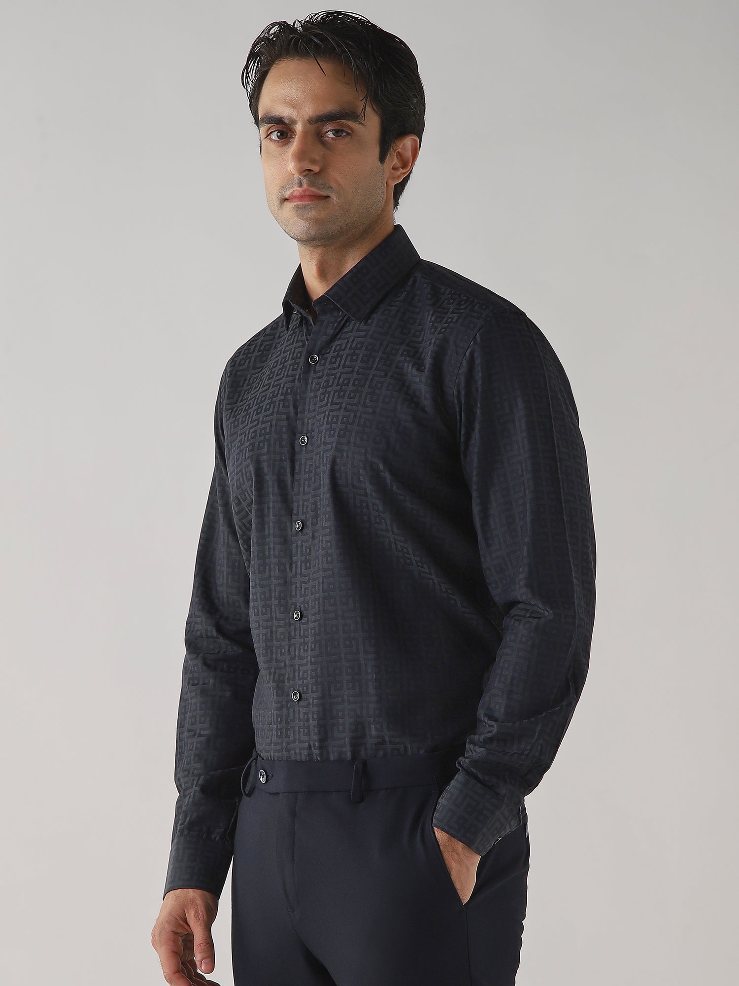 Shirts - Black/Green | Classic Formalwear
