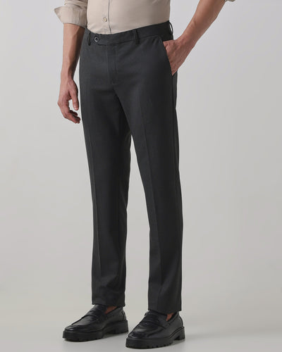 Dark Grey Regular Fit Trouser