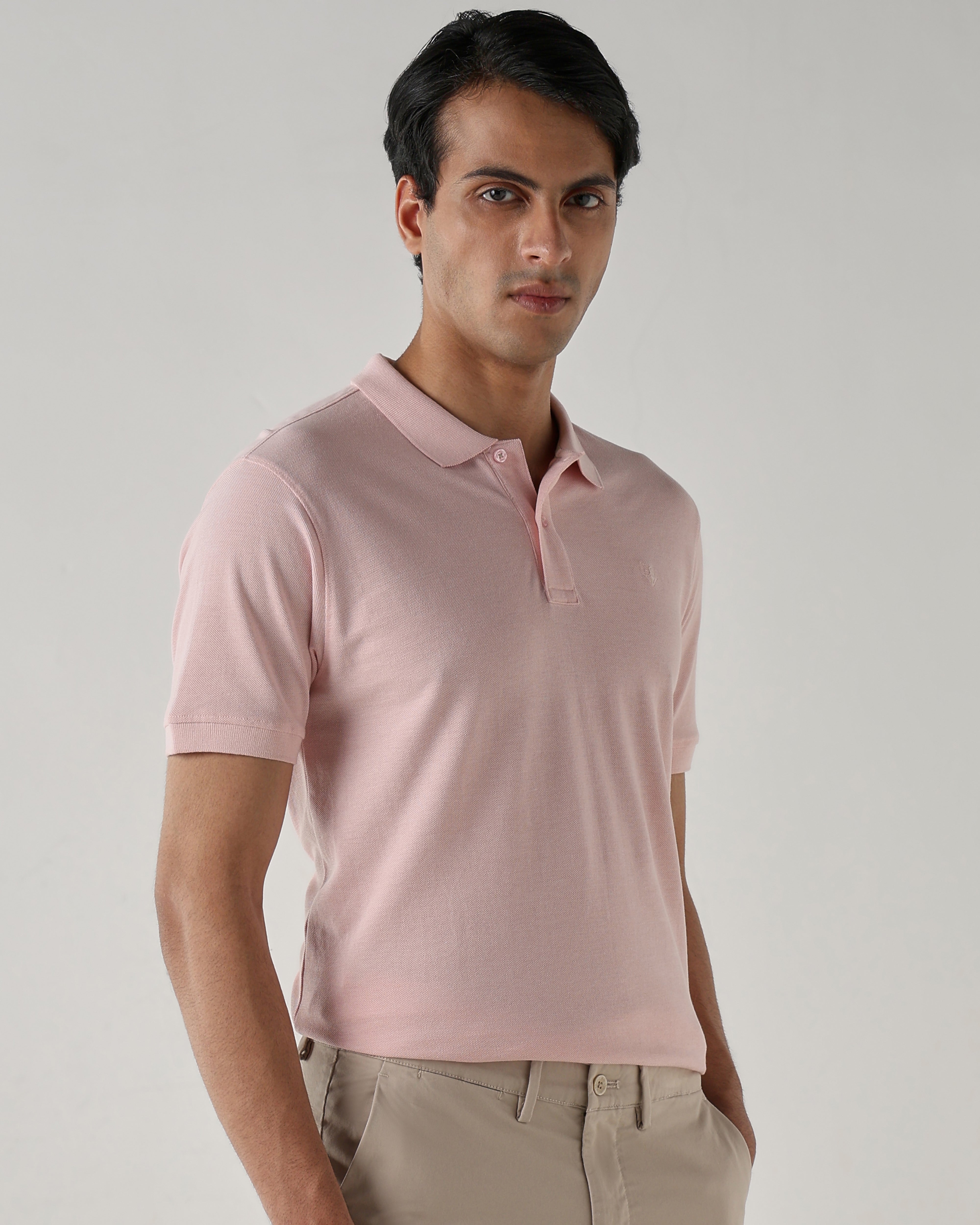 Men Regular Fit T-Shirt Lotus