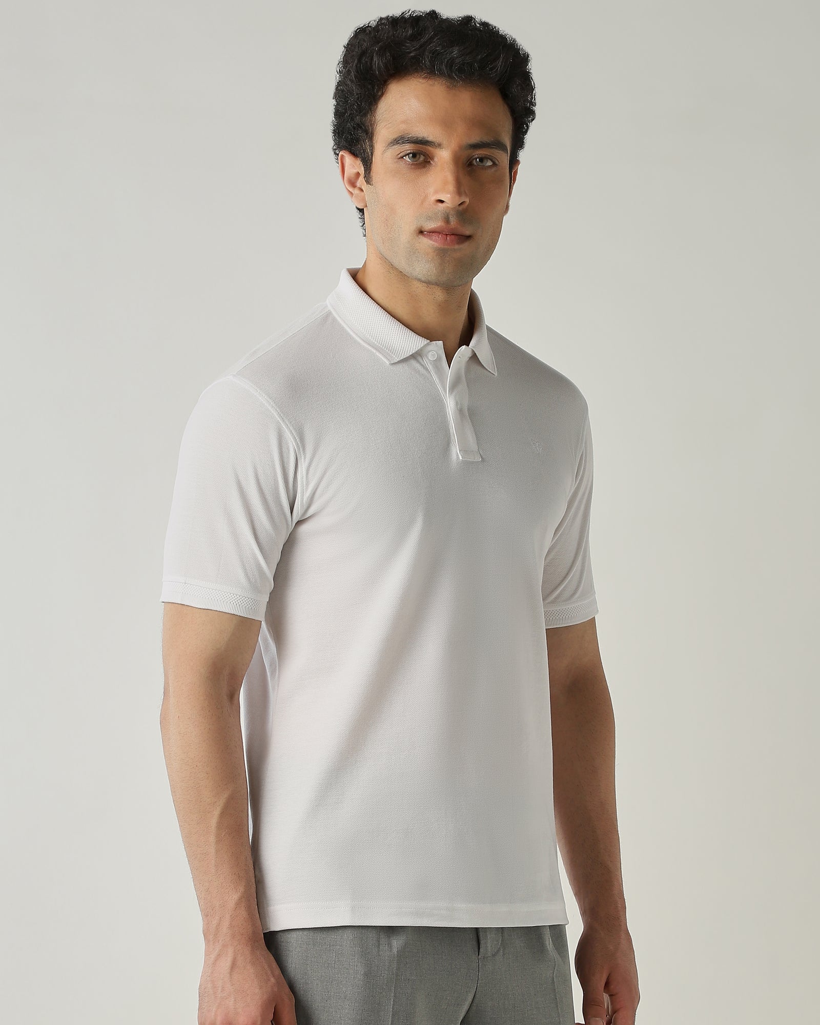 T-Shirt White Regular Fit 100% Cotton