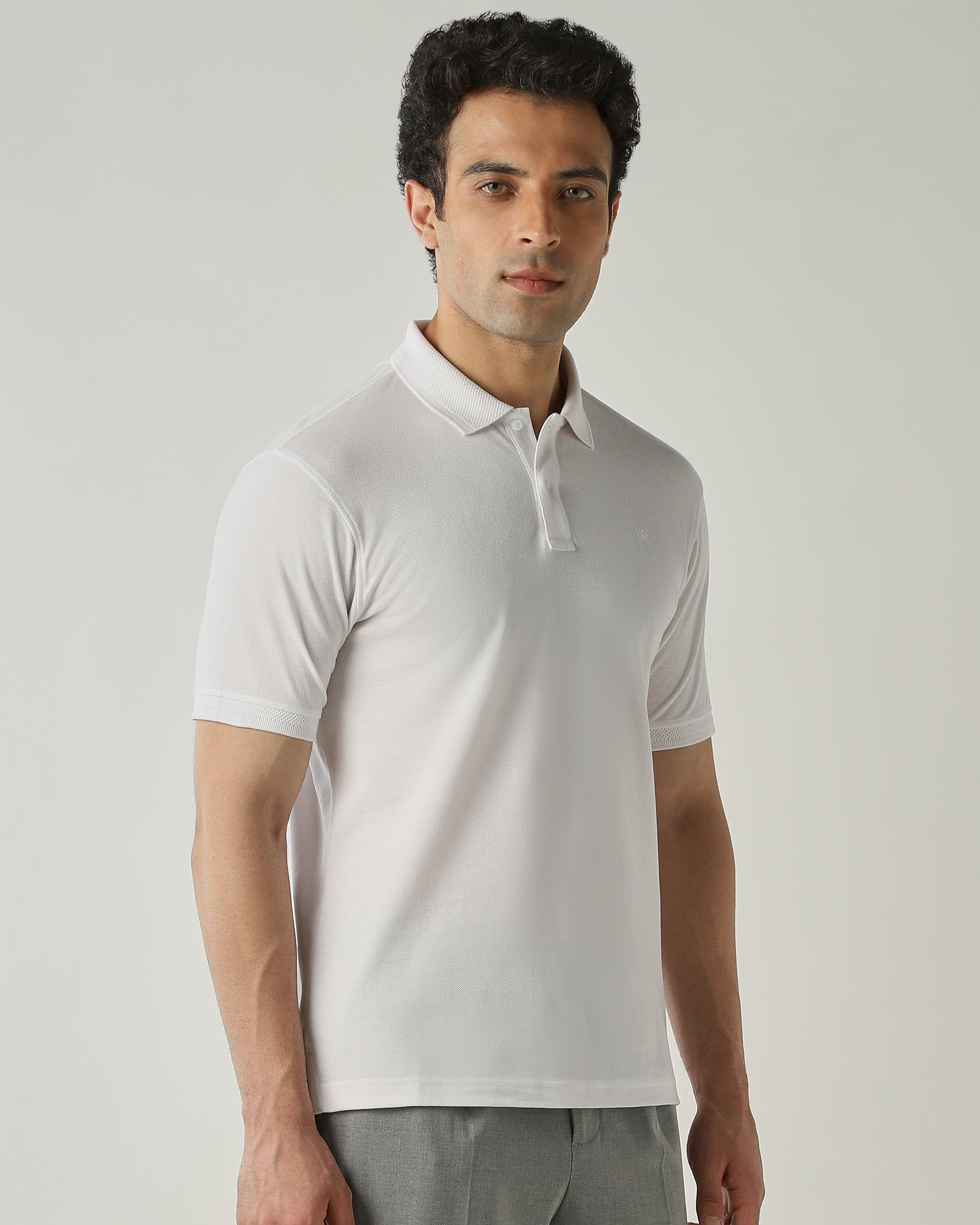 T-Shirt White Regular Fit 100% Cotton