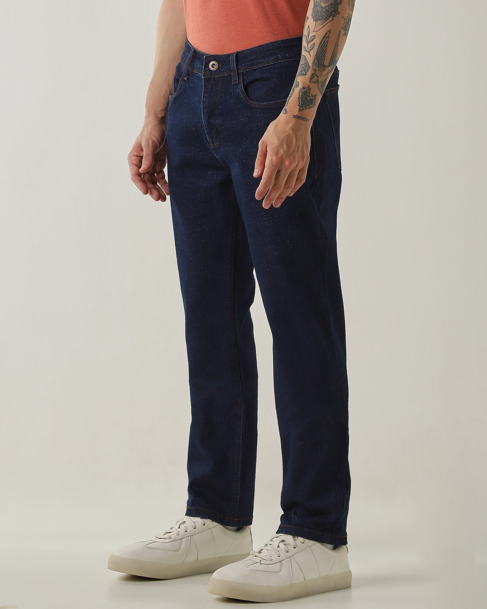 Slim Fit Jeans Dark Blue