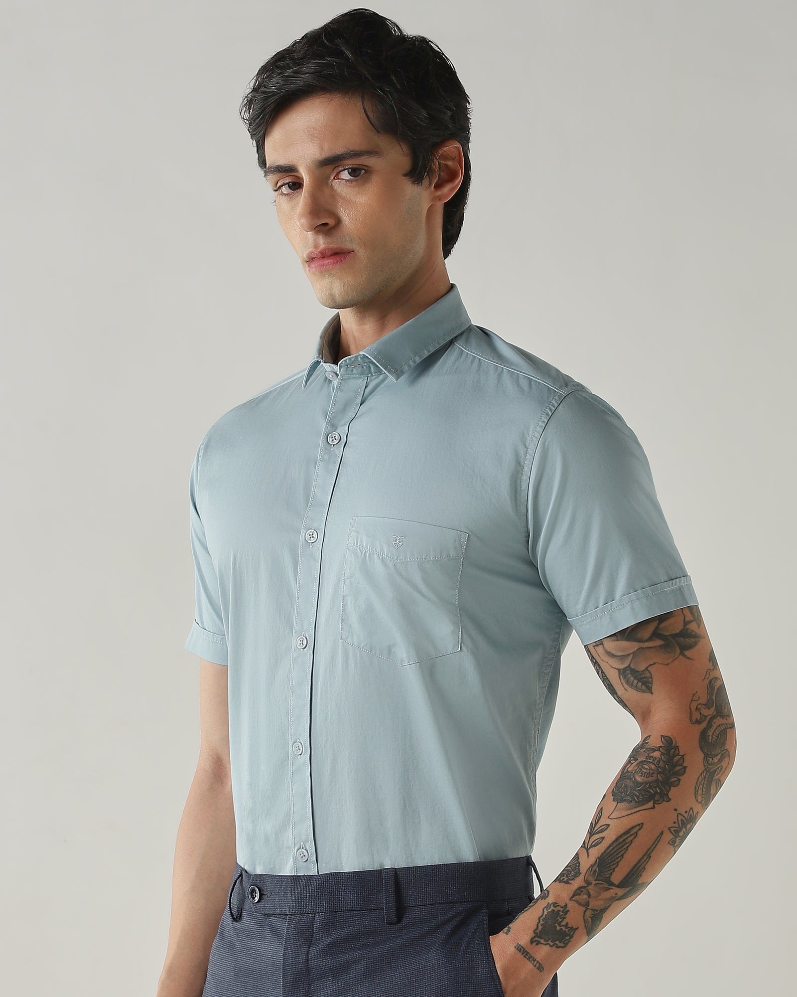 Slim Fit Shirt Blue