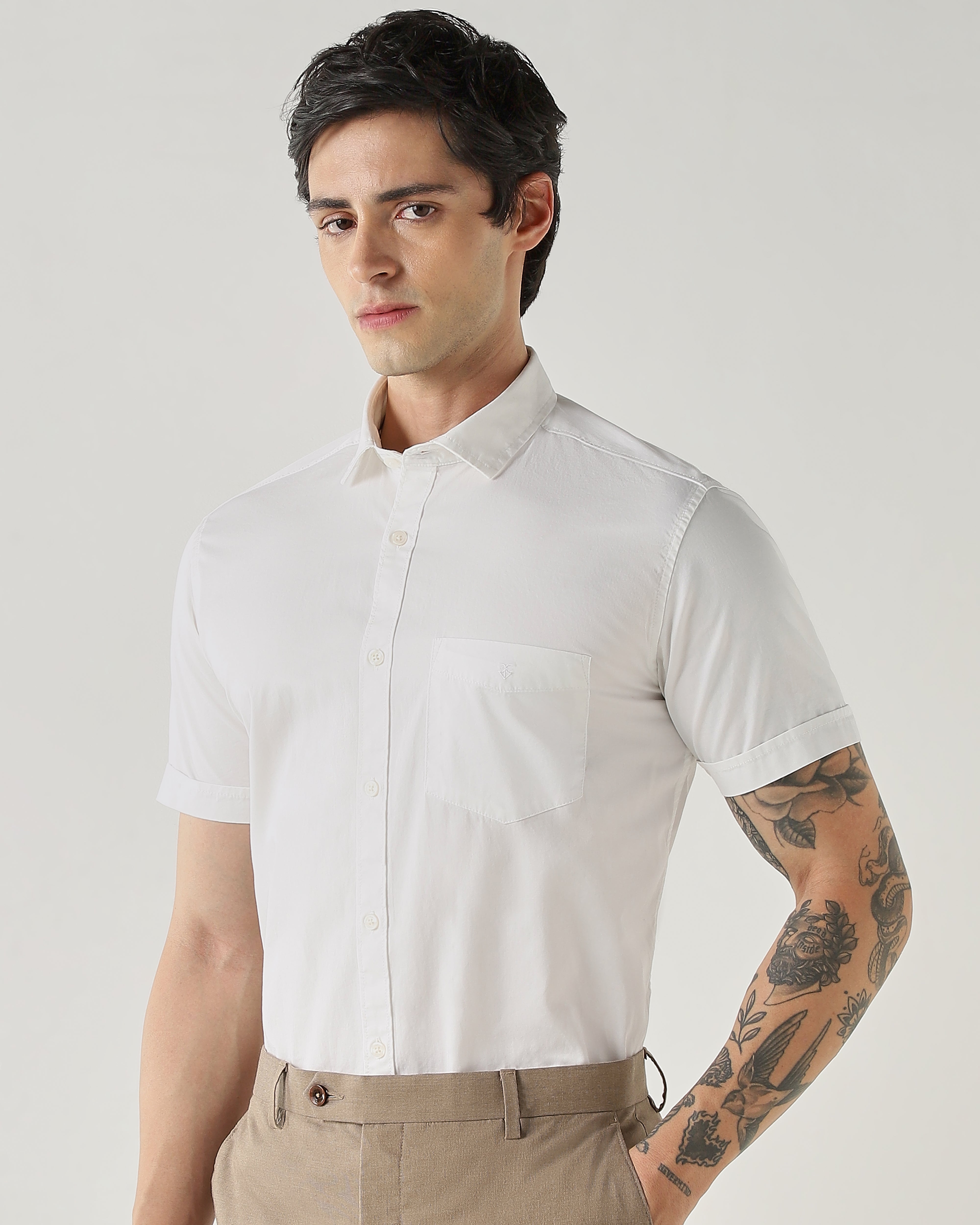 Slim Fit Shirt White