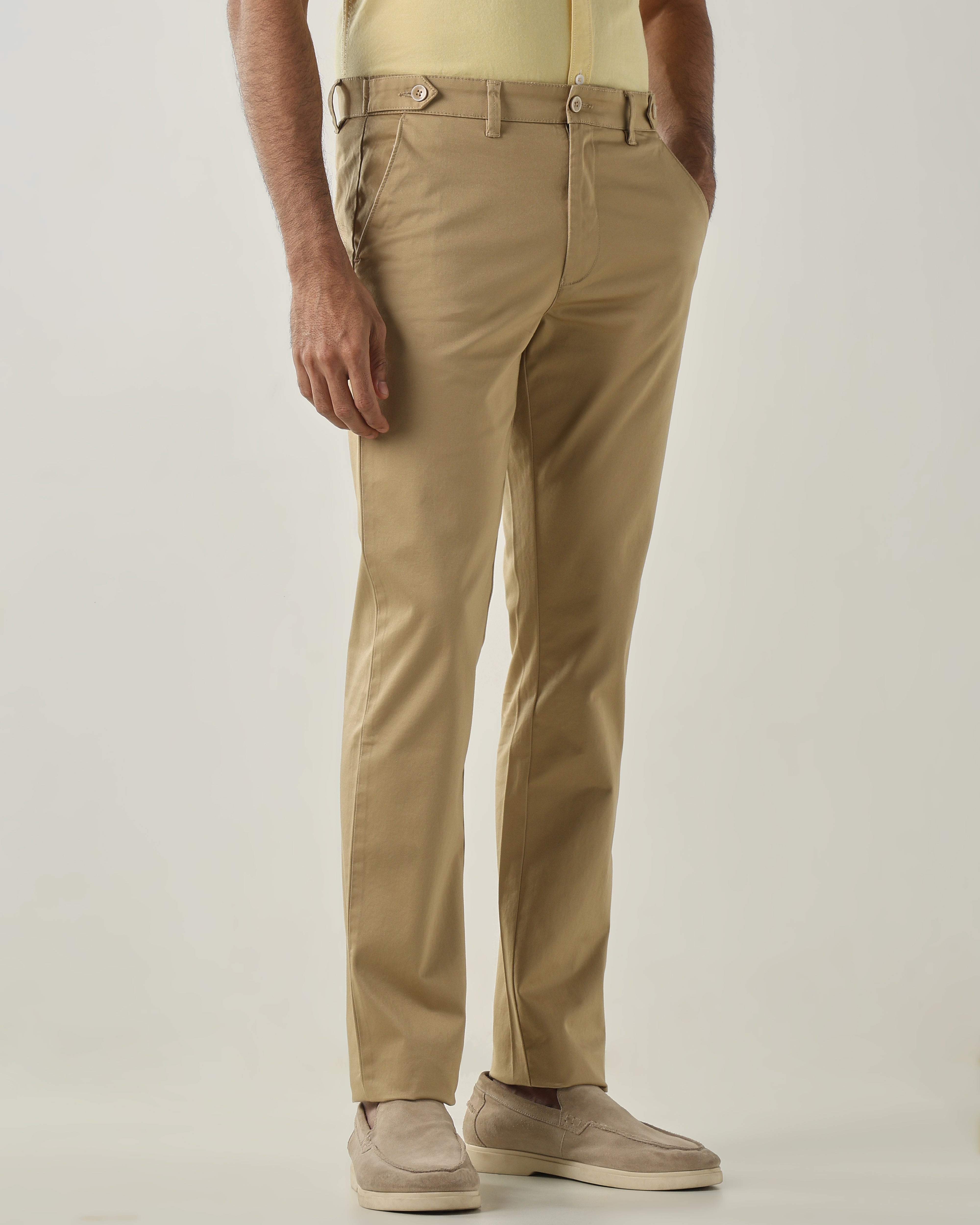 Fawn REGULAR Smart Casual Trousers