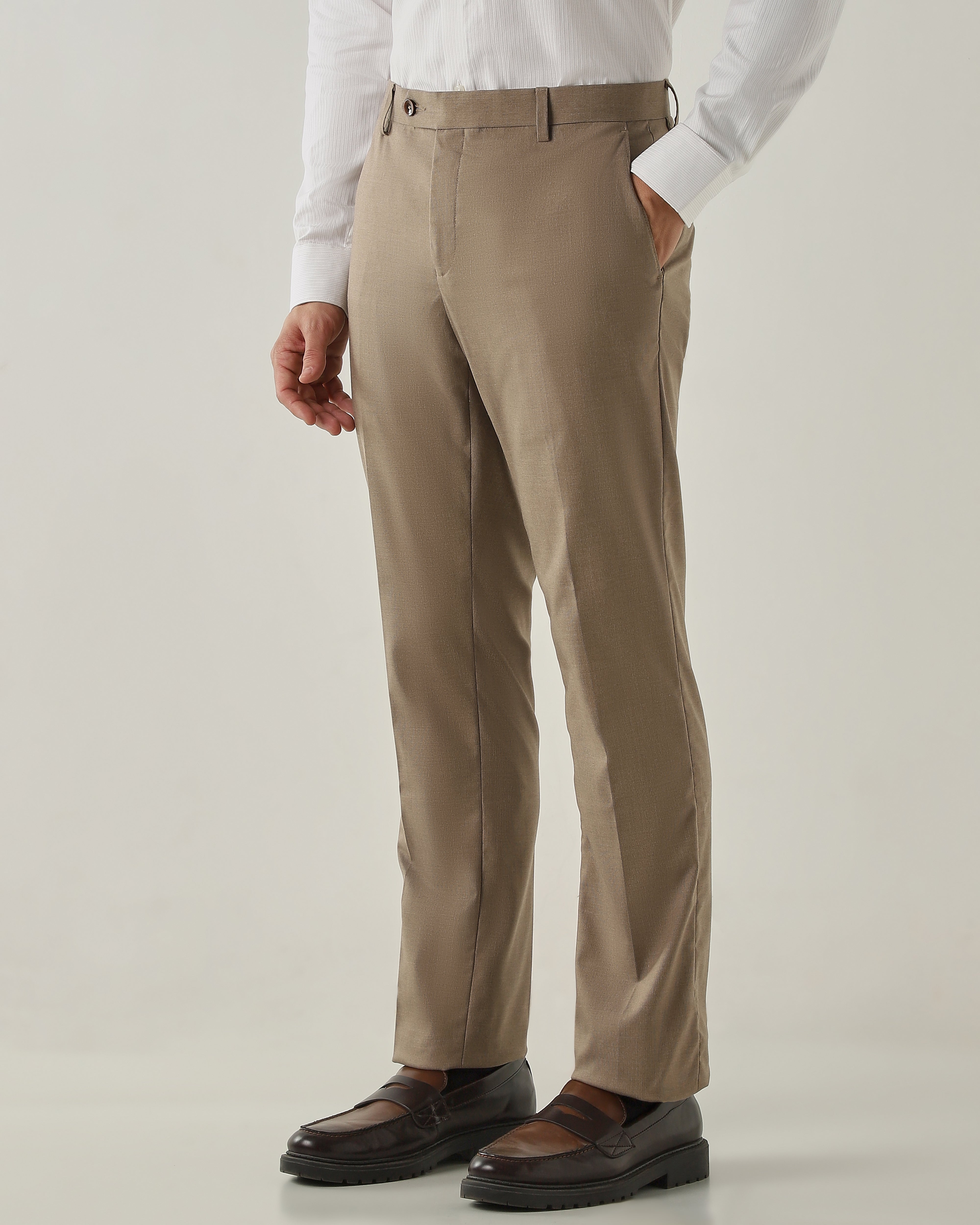 Tailor Fit Trouser Beige