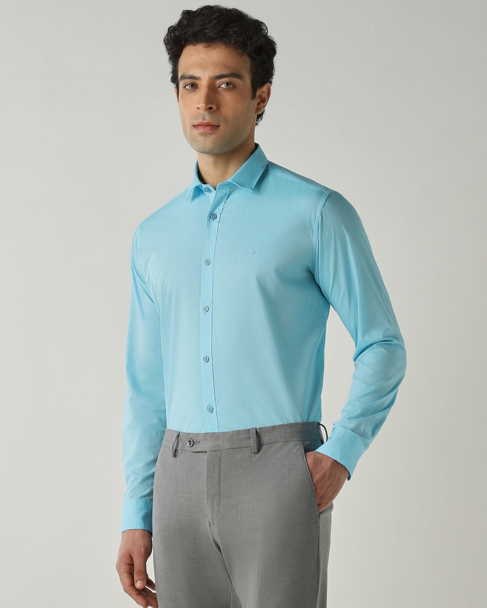Shirt Aqua Slim Fit 100% Cotton