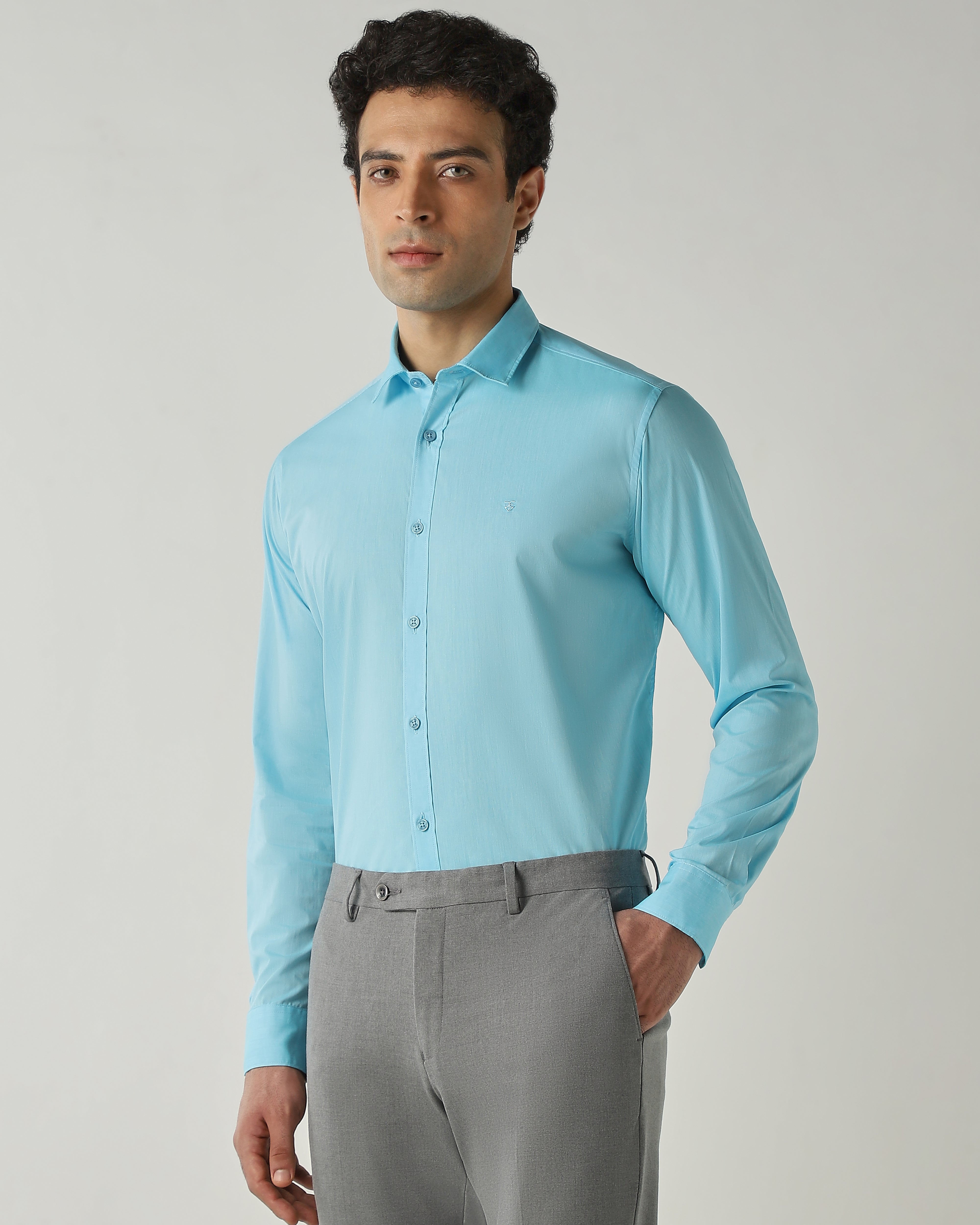 Shirt Aqua Slim Fit 100% Cotton