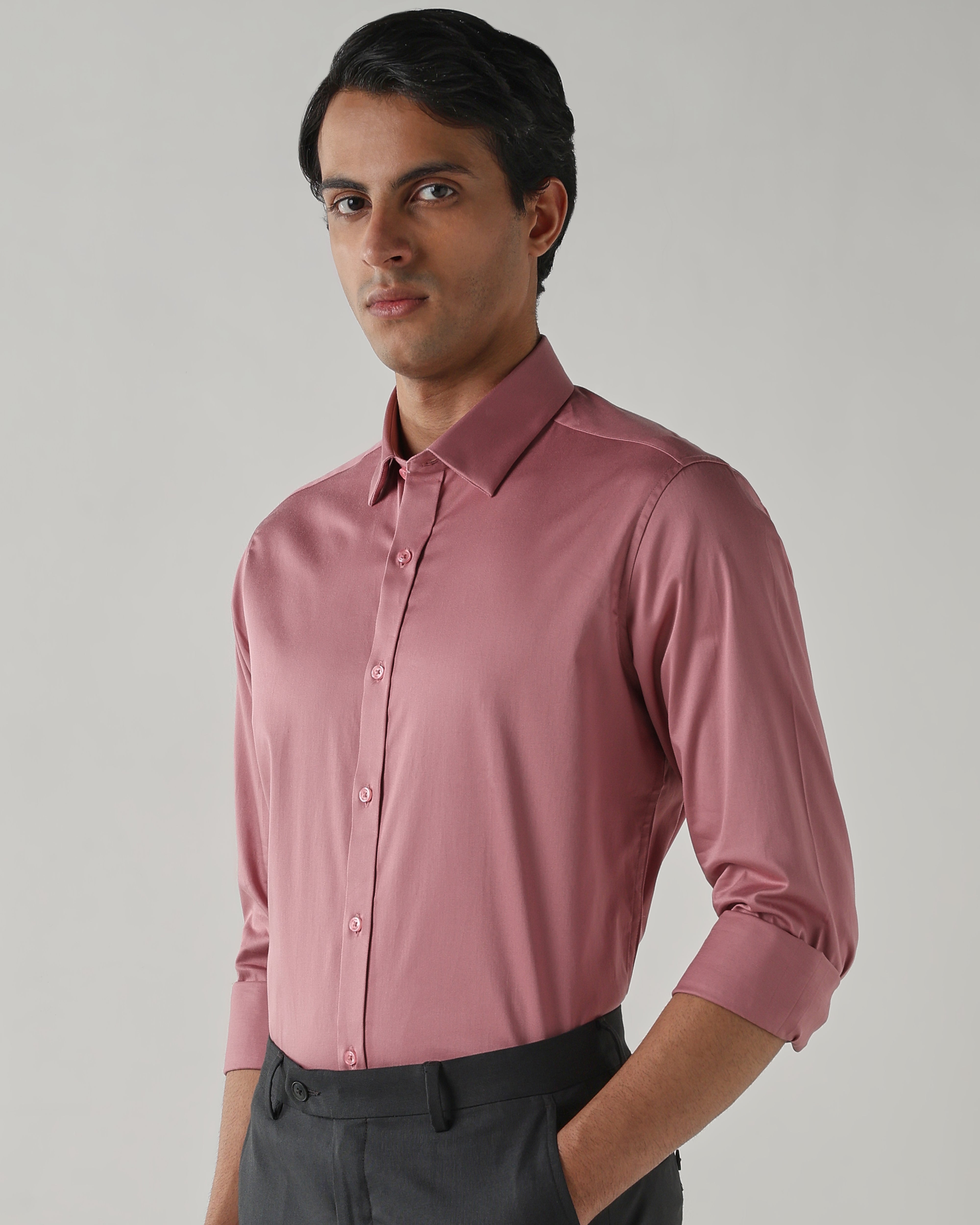 Men Regular Fit Shirt Onion Ring
