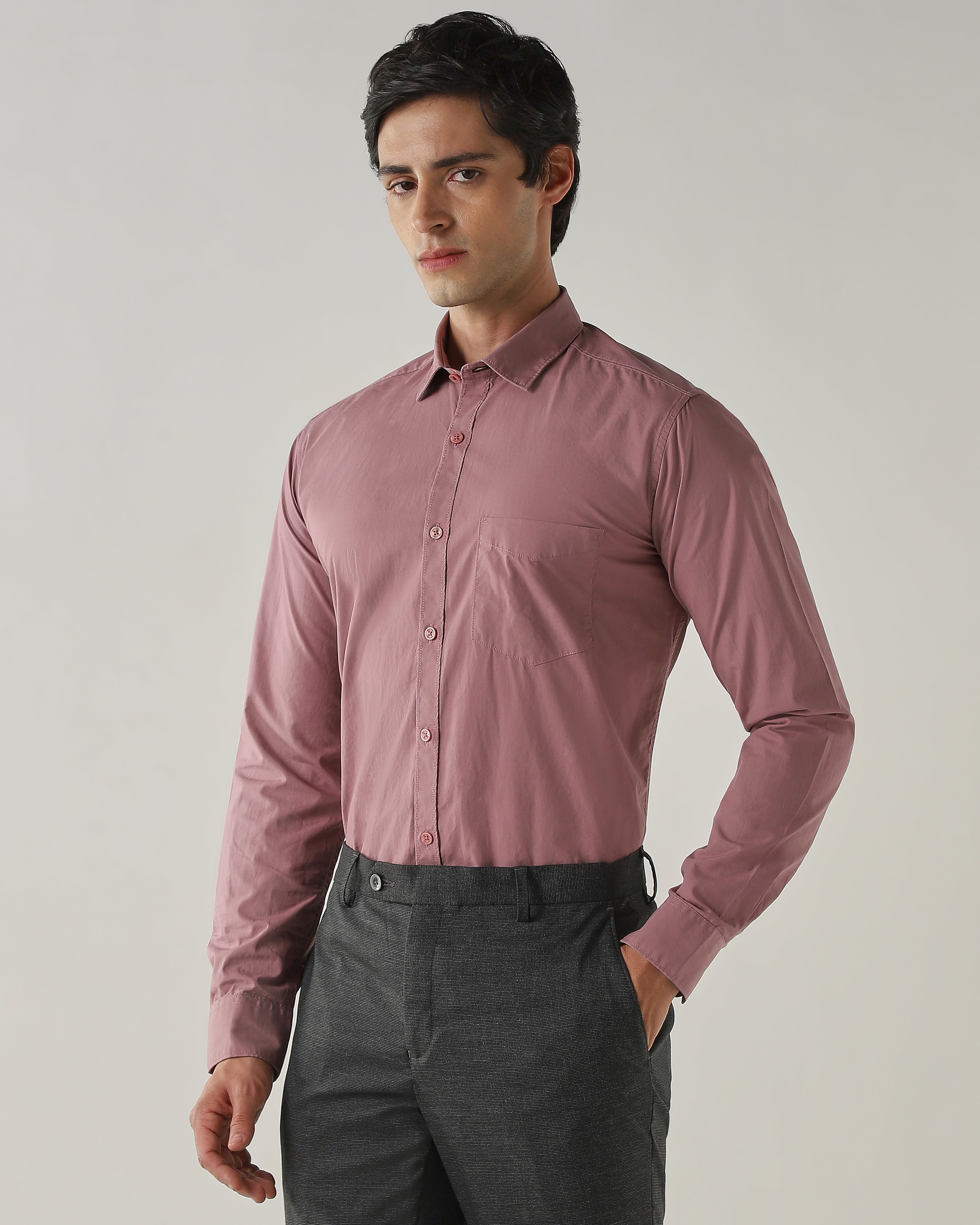 Slim Fit Shirt Mauve