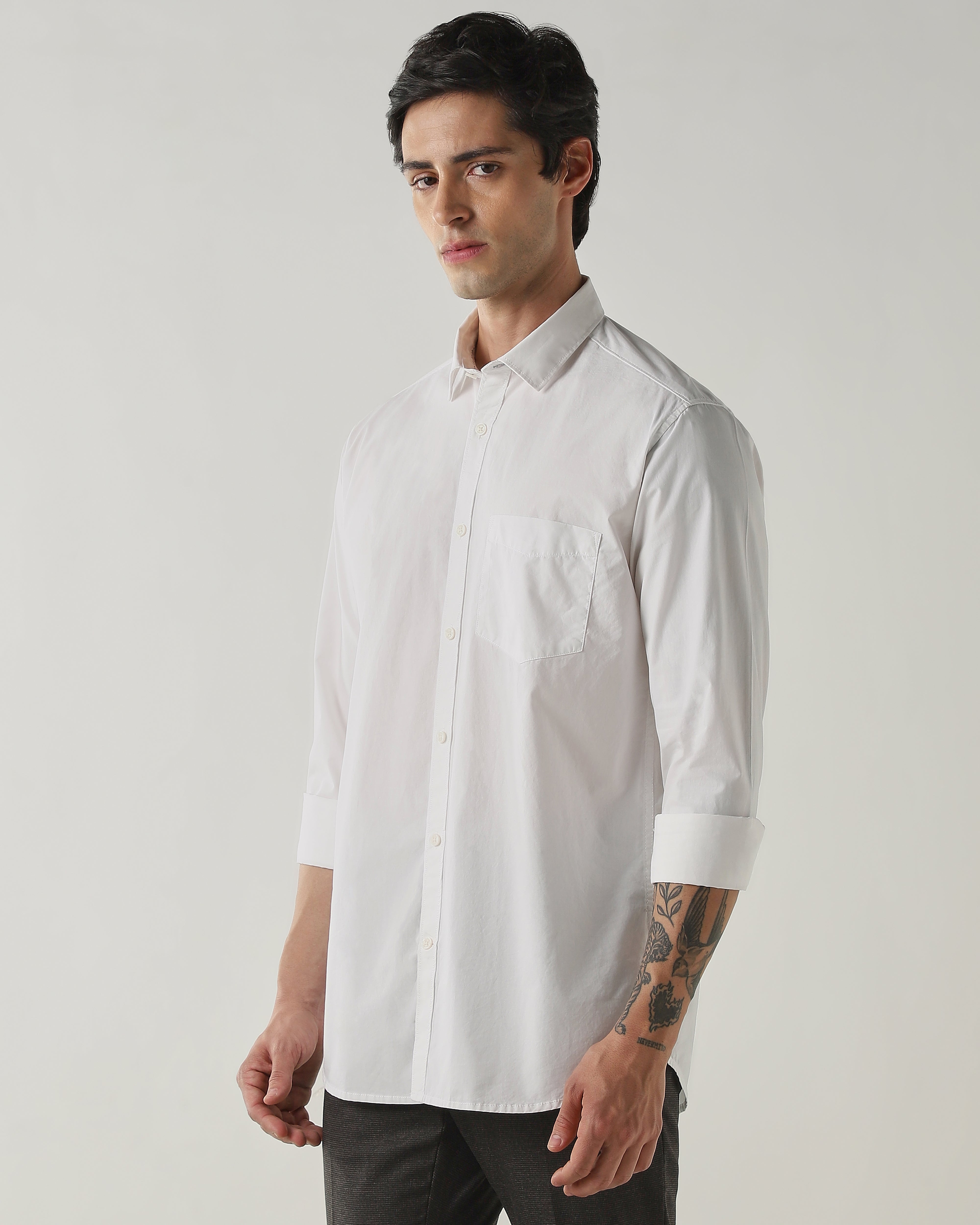 Slim Fit Shirt White