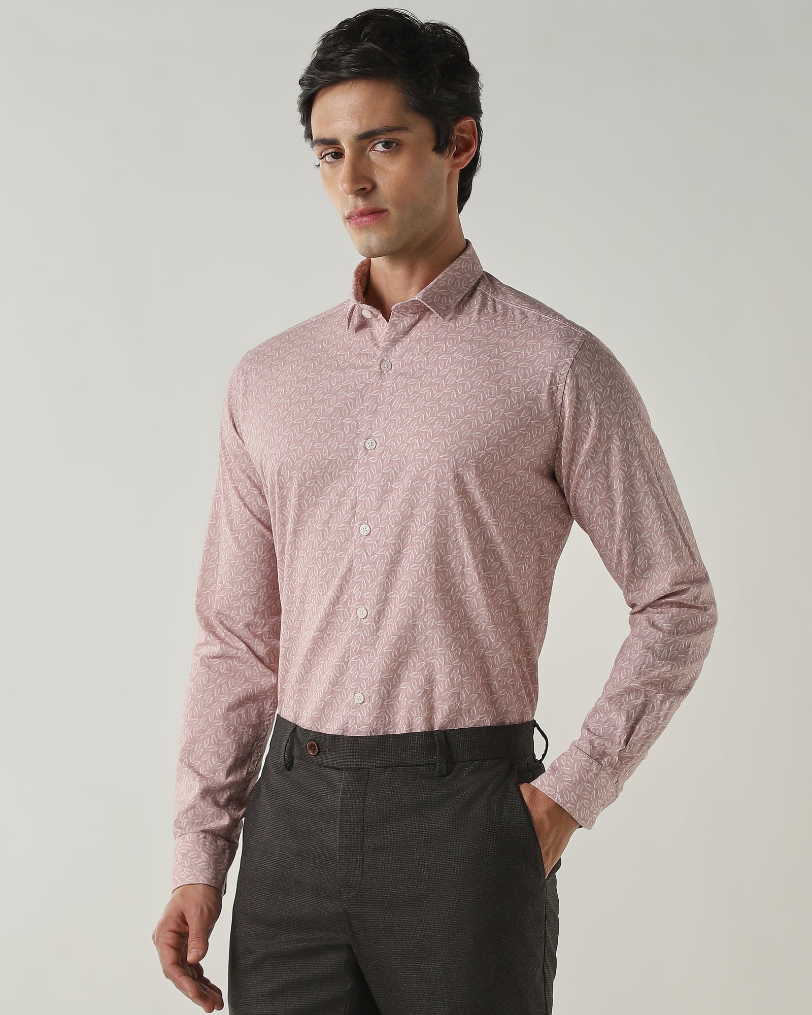 Slim Fit Shirt Mauve