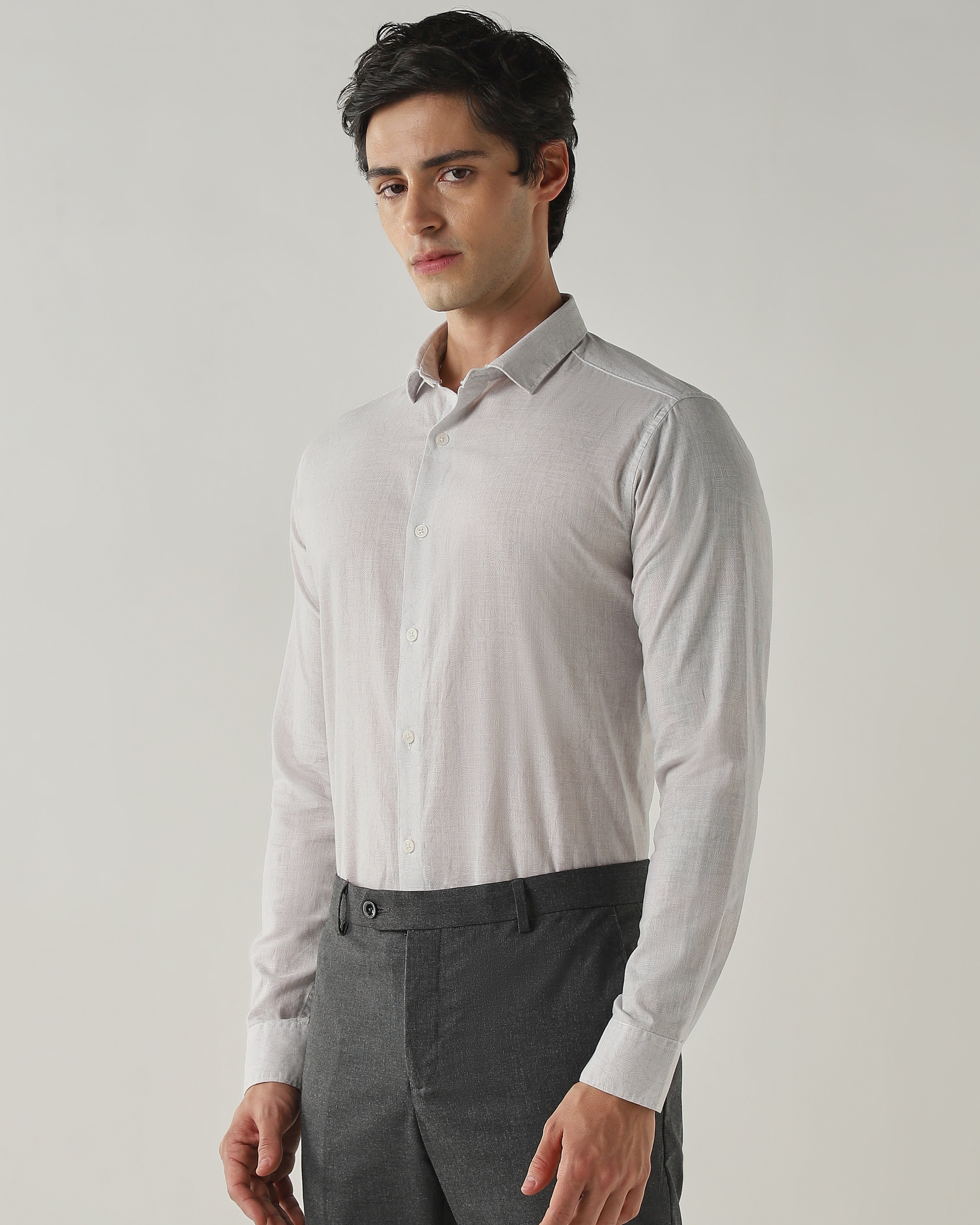 Slim Fit Shirt Grey