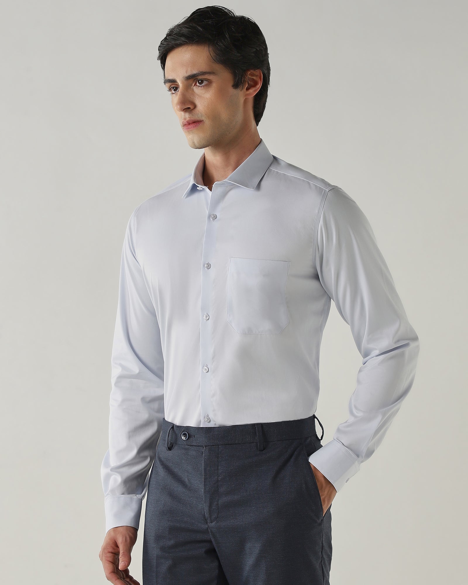 Slim Fit Shirt Sky Blue