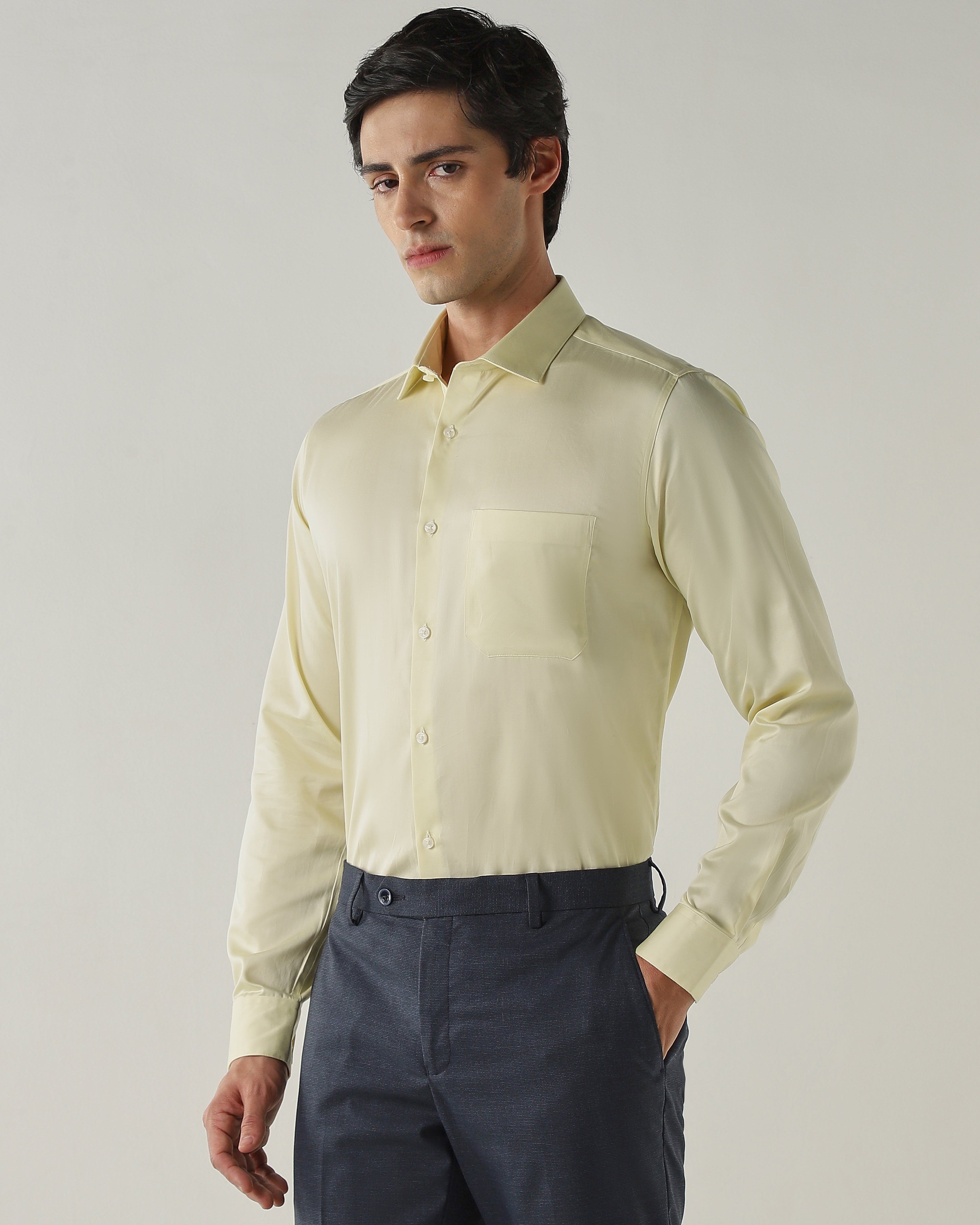 Slim Fit Shirt Lemon