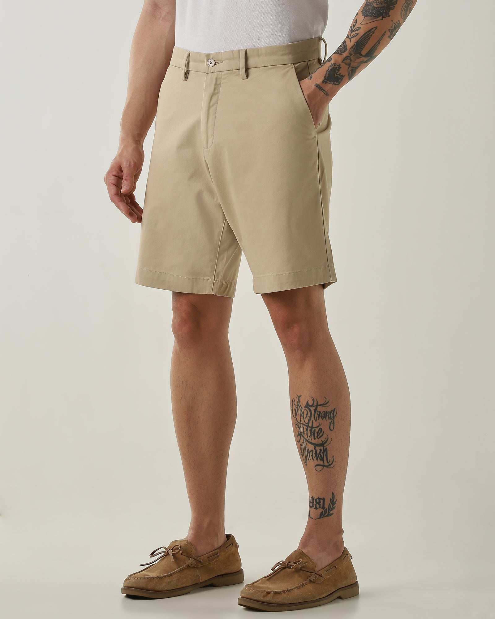 Regular Fit Shorts Fawn