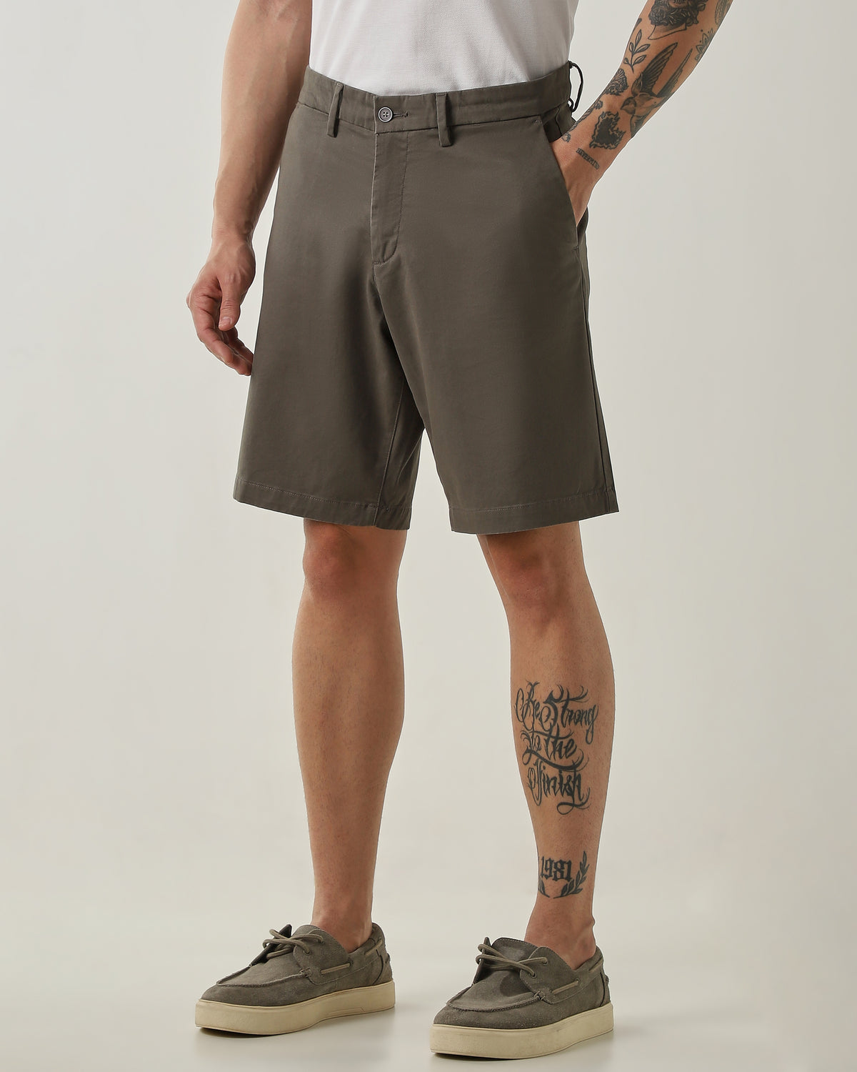 Regular Fit Shorts Olive