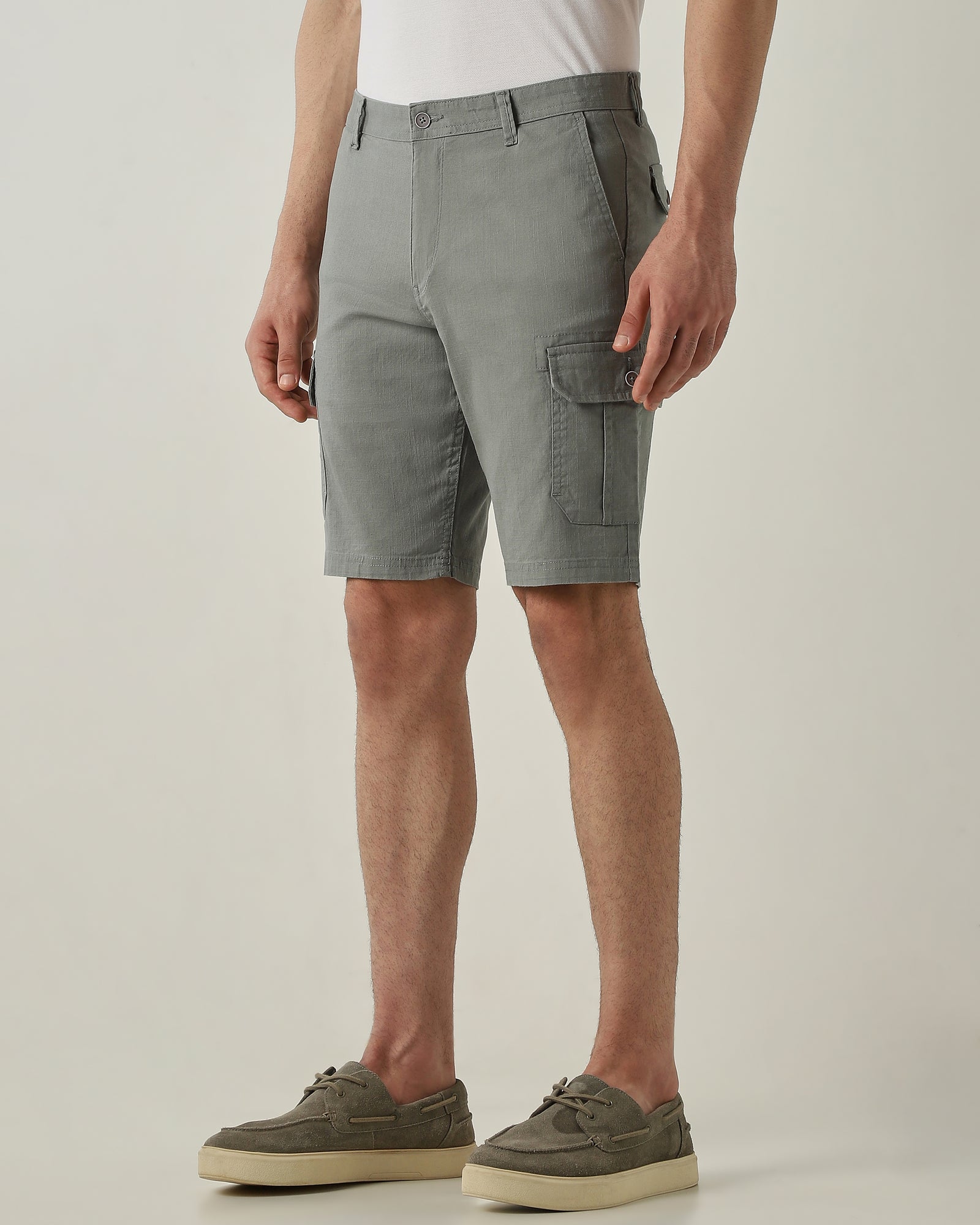 Cargo Short Pista Regular Fit 100% Cotton