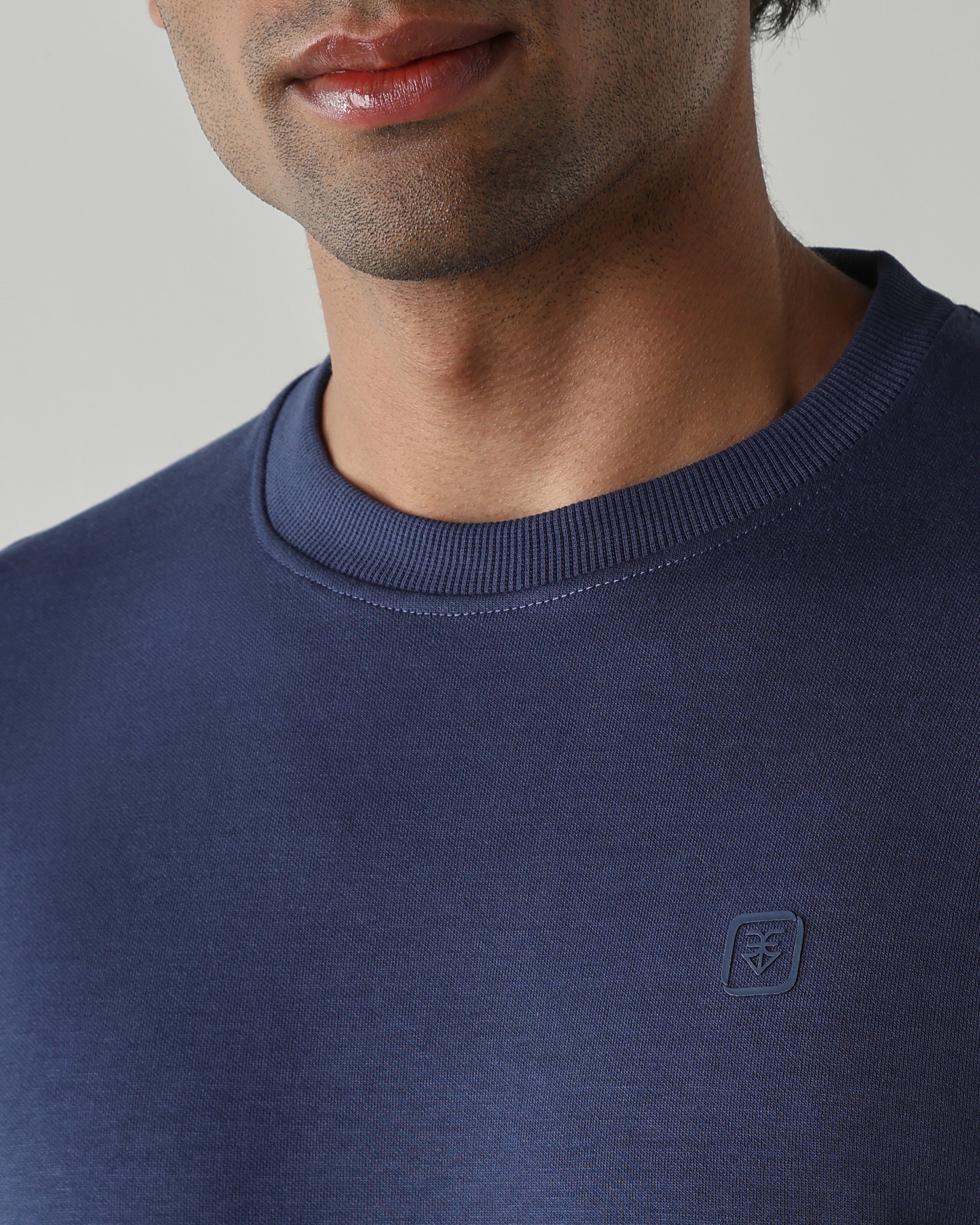 Round Neck Full sleeve  Sweatshirts – Insignia Blue