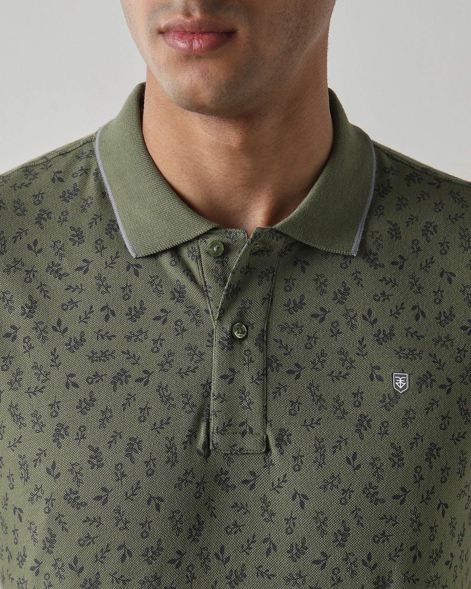Men Regular Fit T-Shirt Loden Green