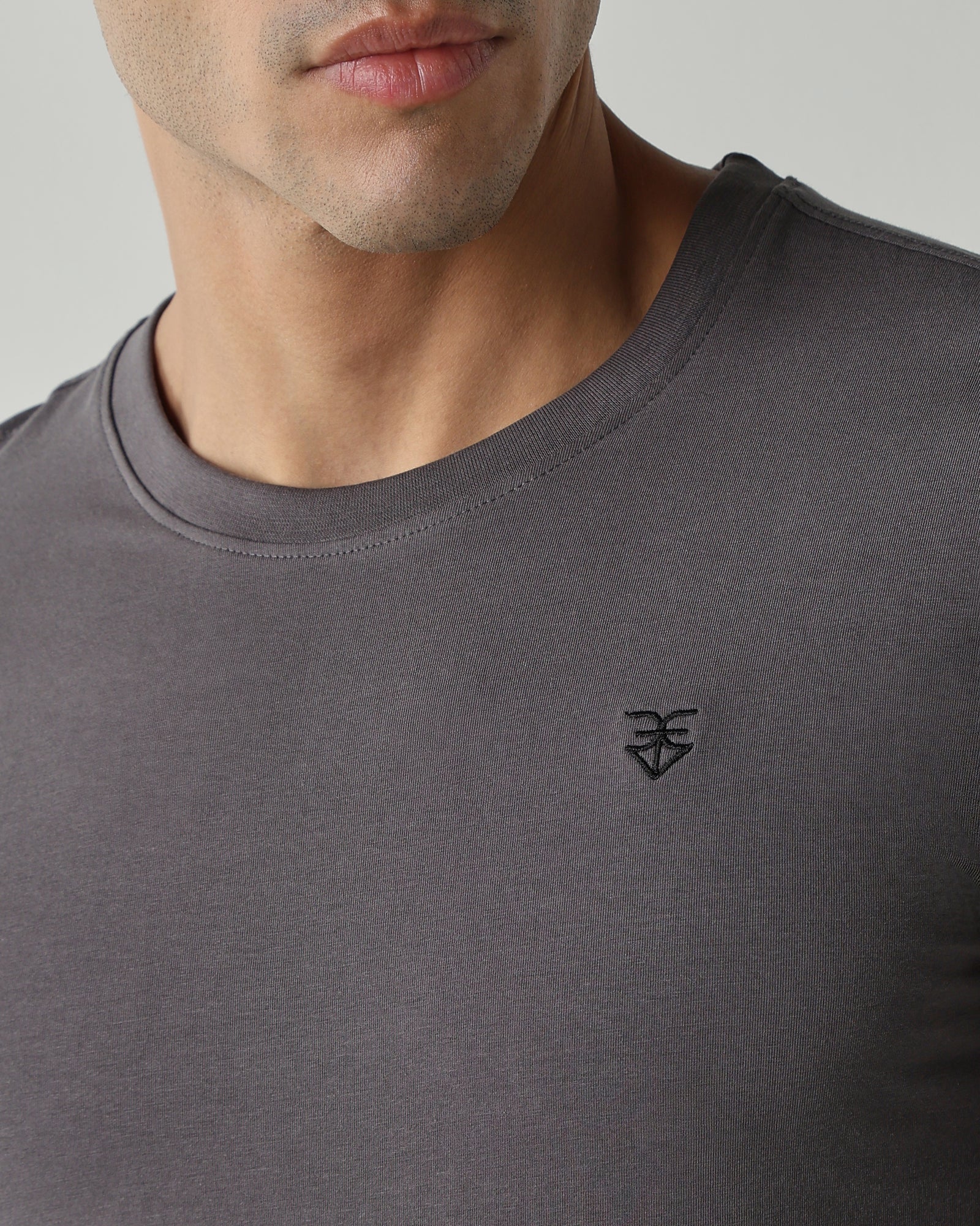 Topwear Jersey Knit Fabric T-Shirts – Dk Grey