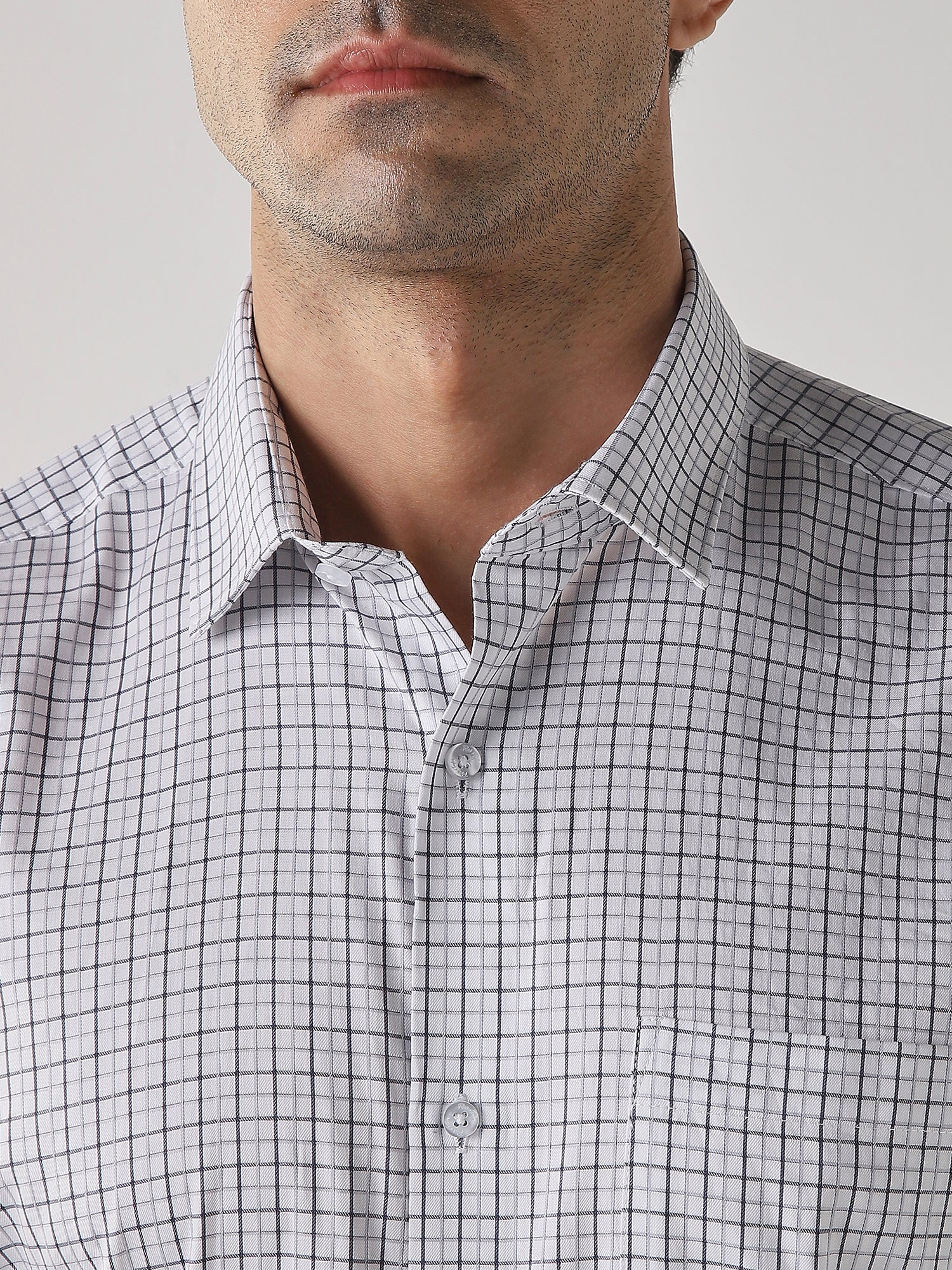 Shirts - White/Grey | Classic Formalwear